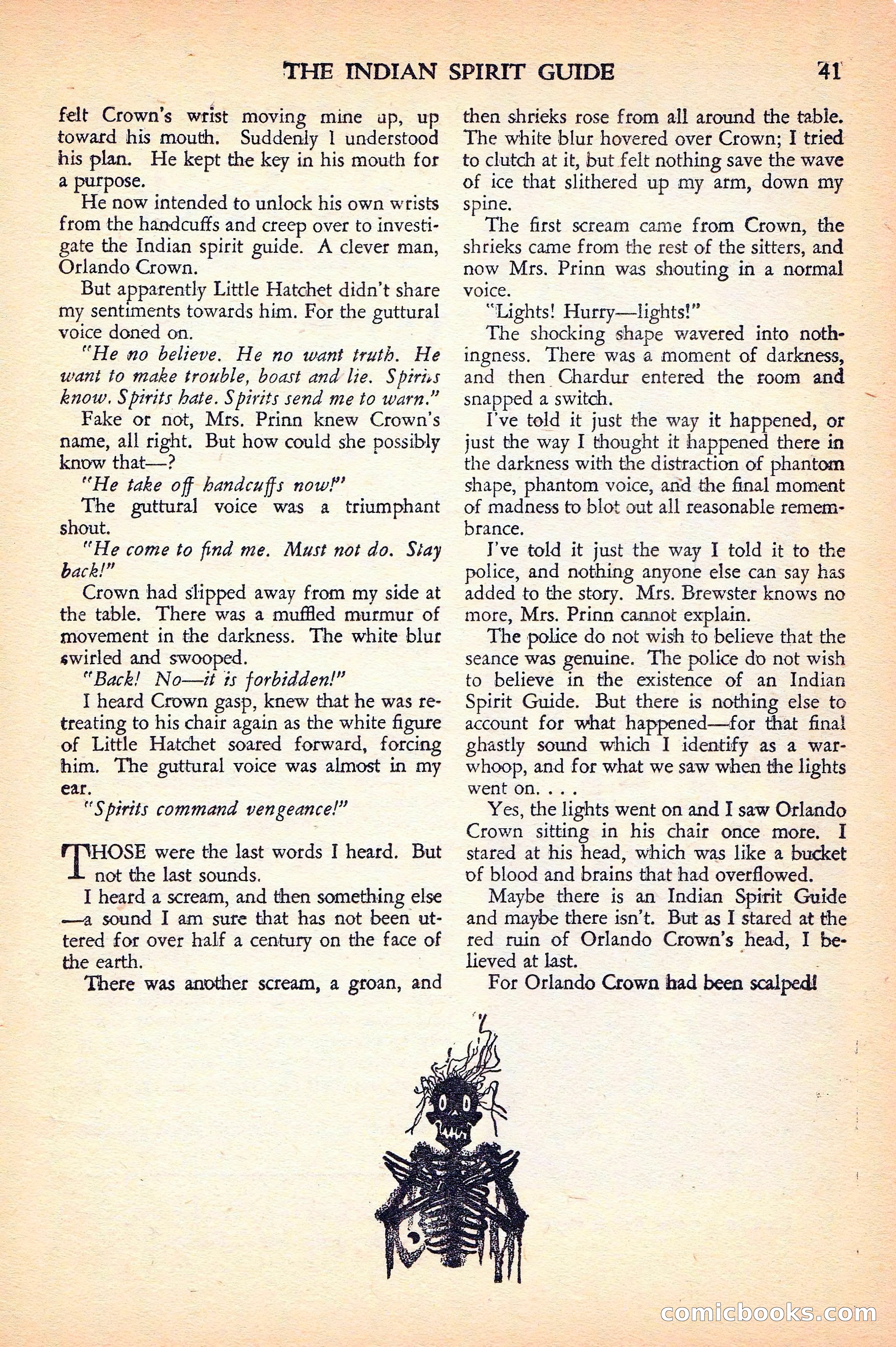 Weird Tales Canadian Edition, Vol. 41, No. 1 — page 44 of 100