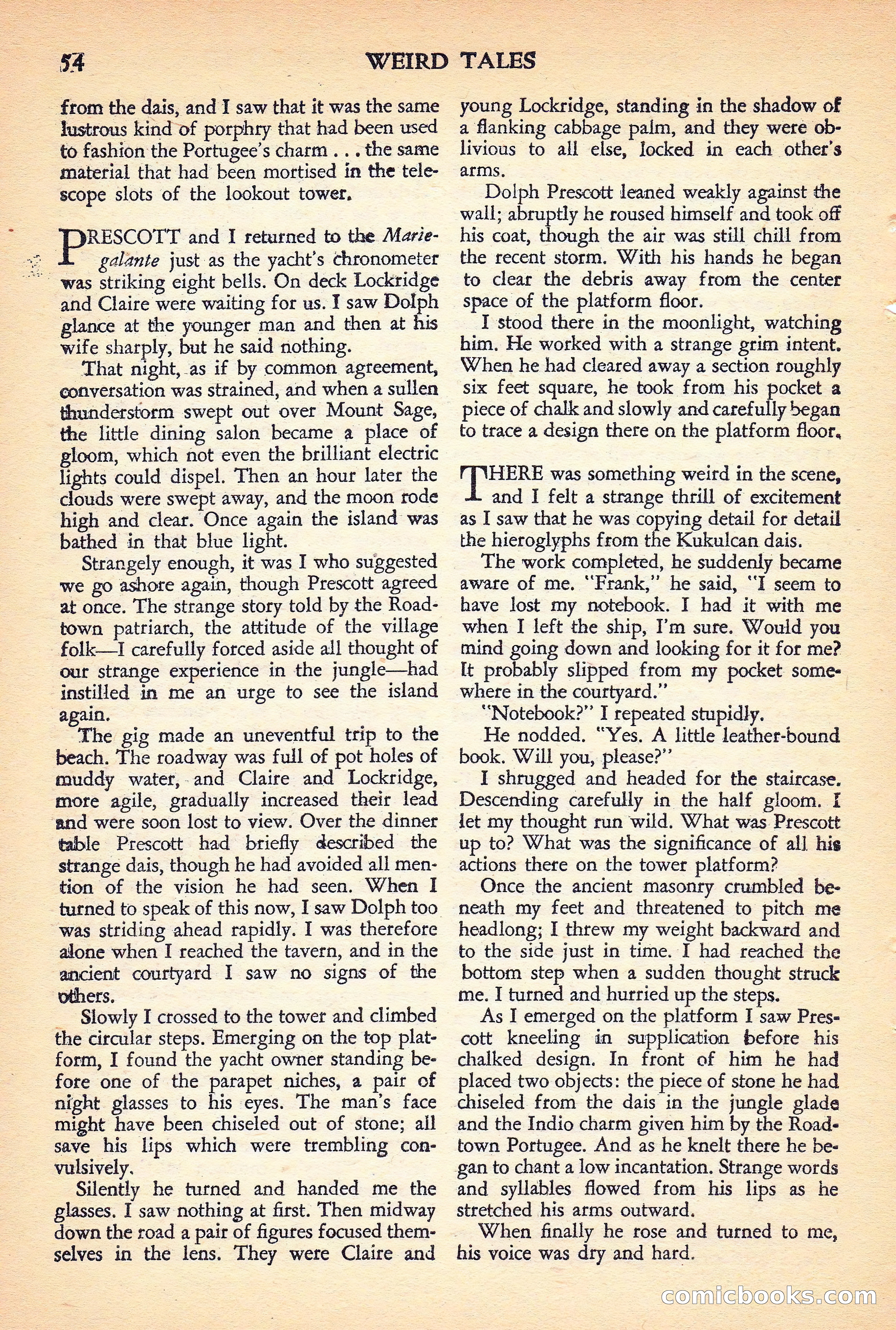 Weird Tales Canadian Edition, Vol. 41, No. 1 — page 57 of 100
