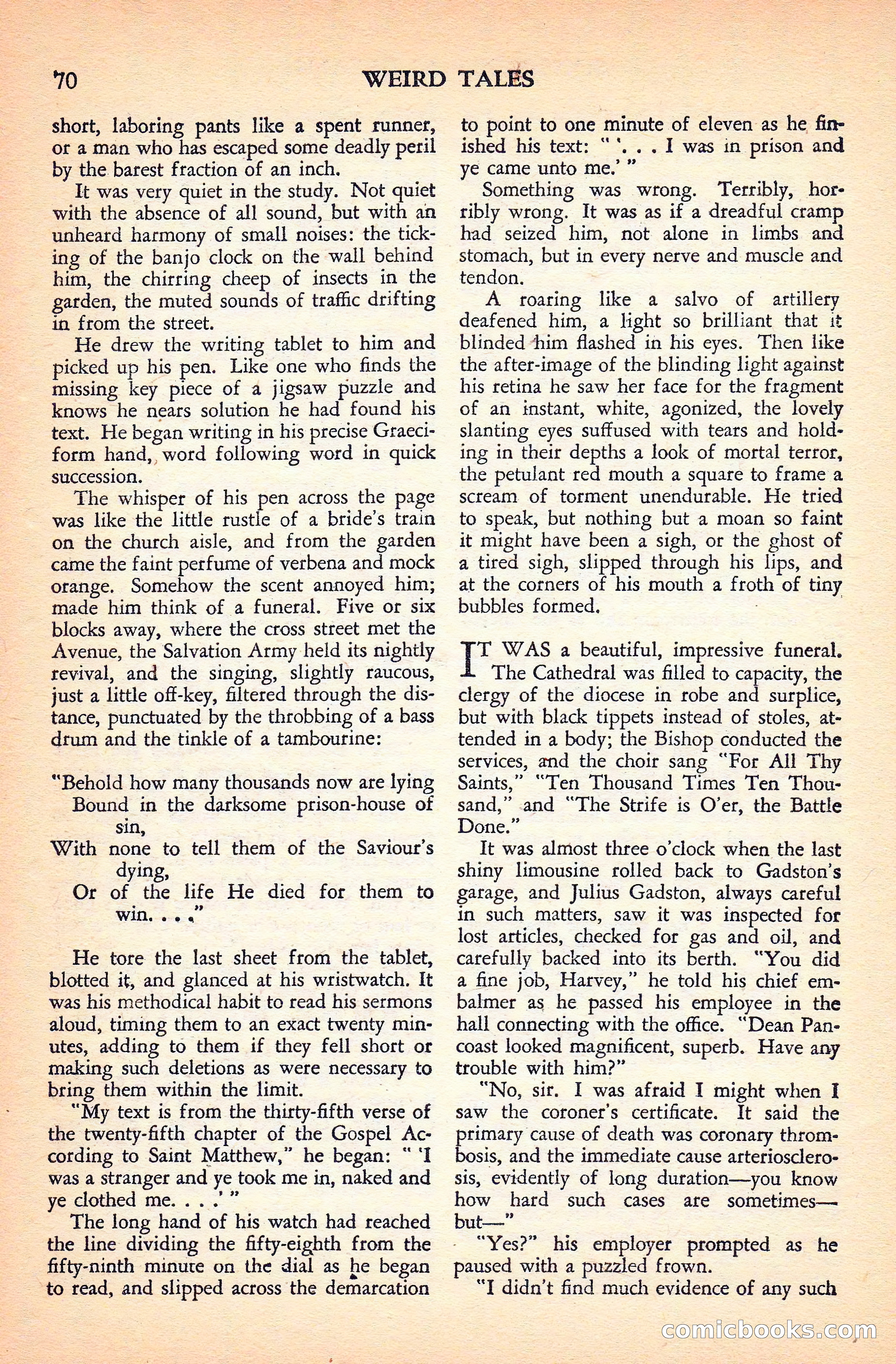Weird Tales Canadian Edition, Vol. 41, No. 1 — page 73 of 100
