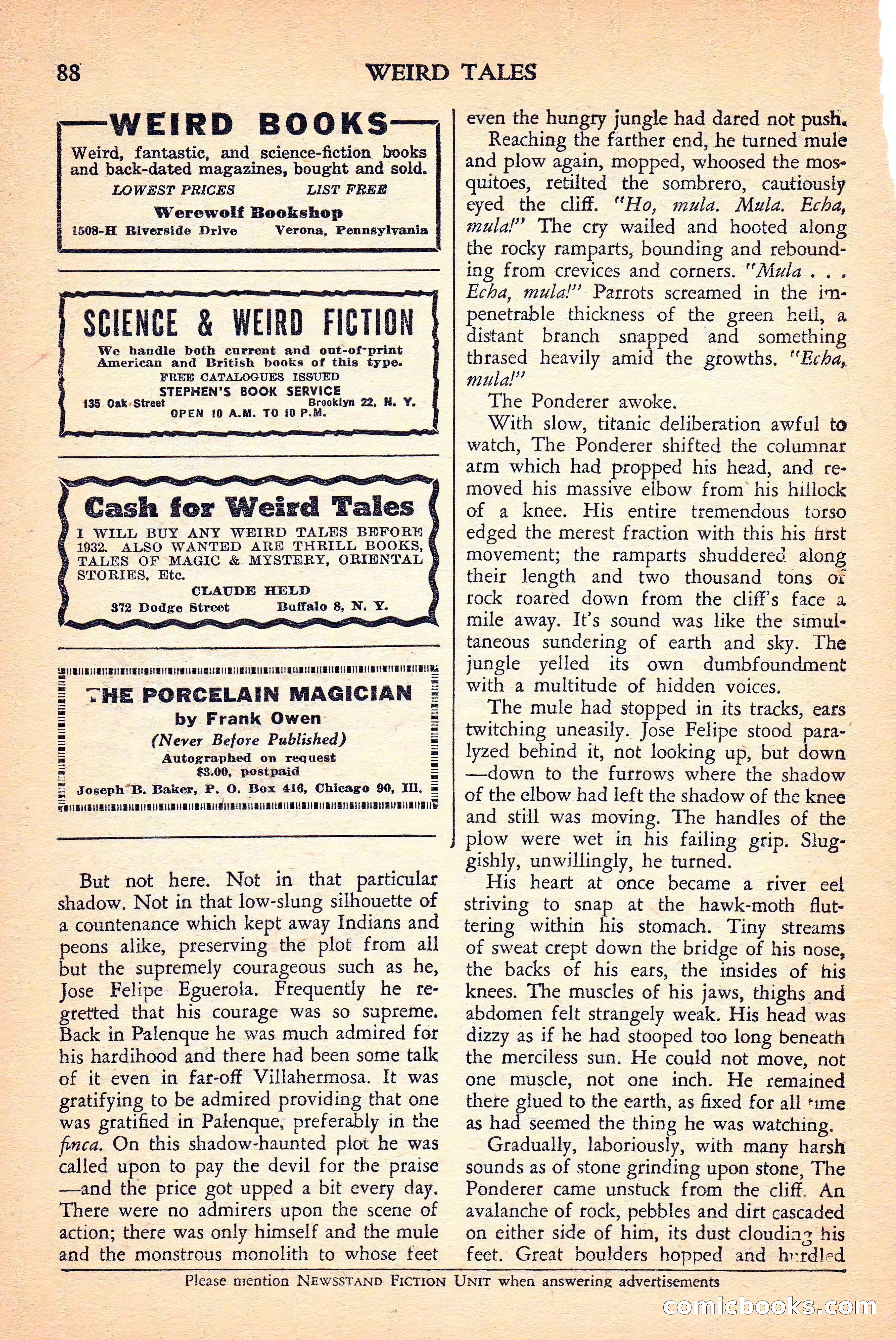 Weird Tales Canadian Edition, Vol. 41, No. 1 — page 91 of 100