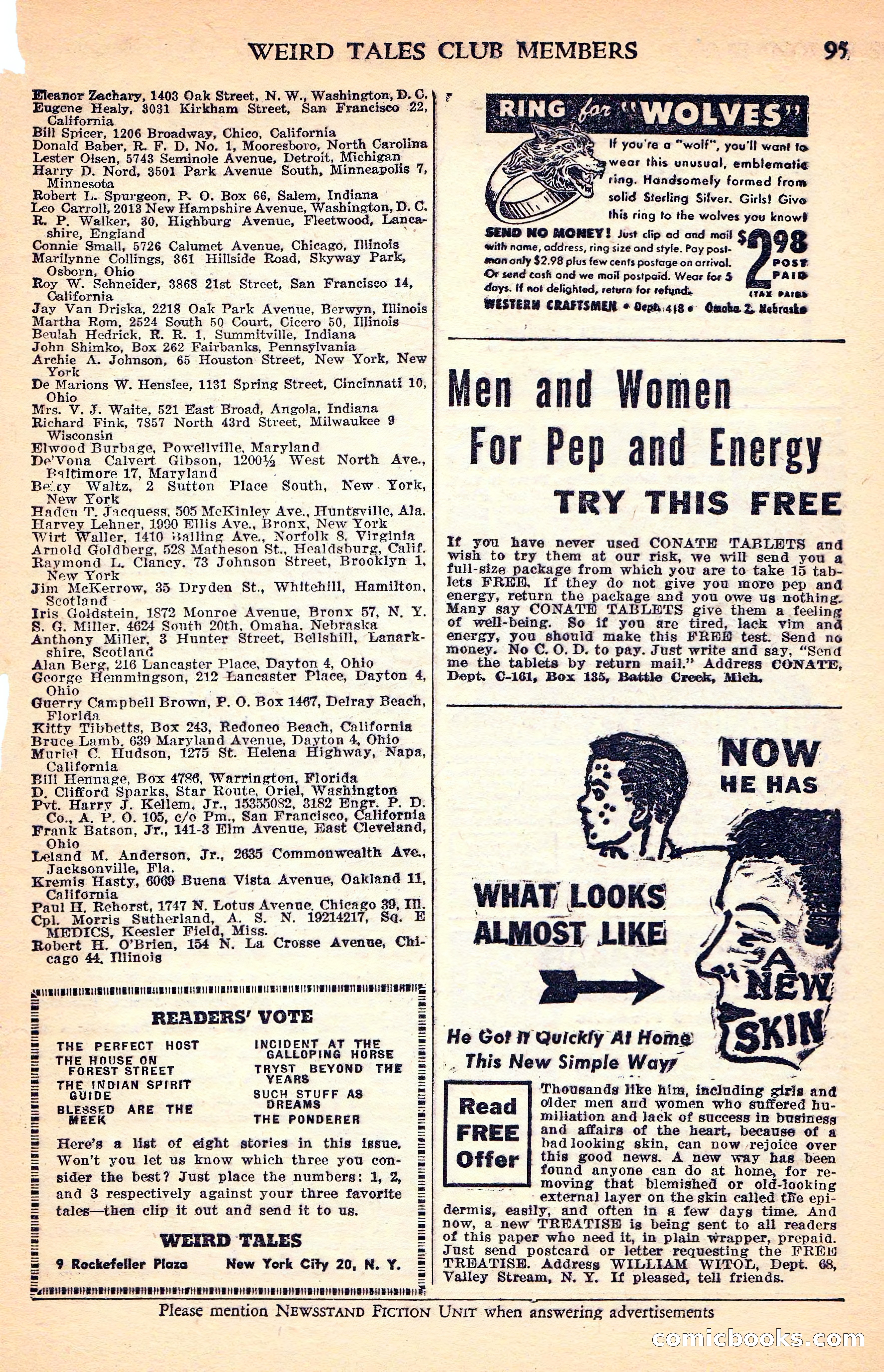Weird Tales Canadian Edition, Vol. 41, No. 1 — page 98 of 100