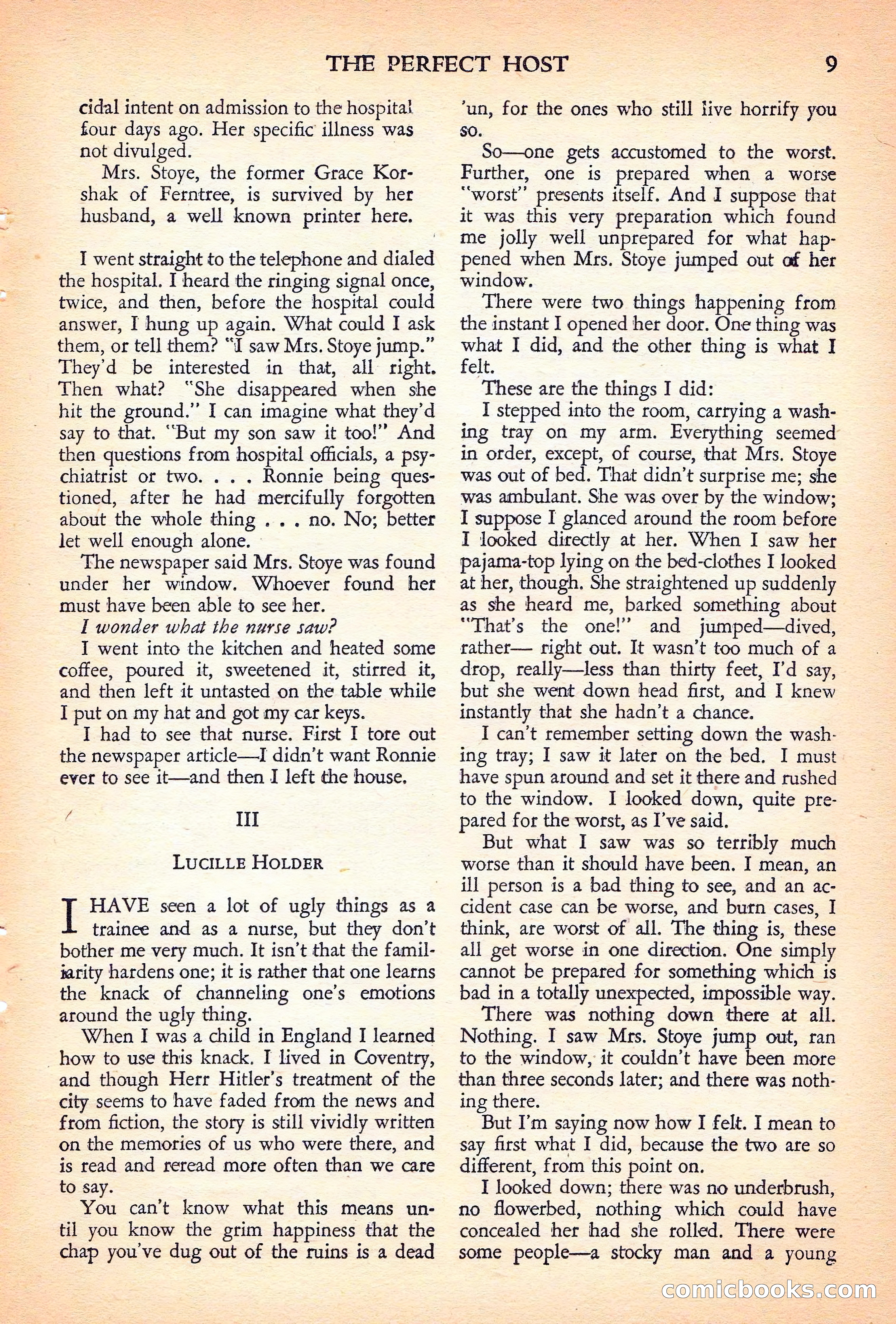 Weird Tales Canadian Edition, Vol. 41, No. 1 — page 12 of 100