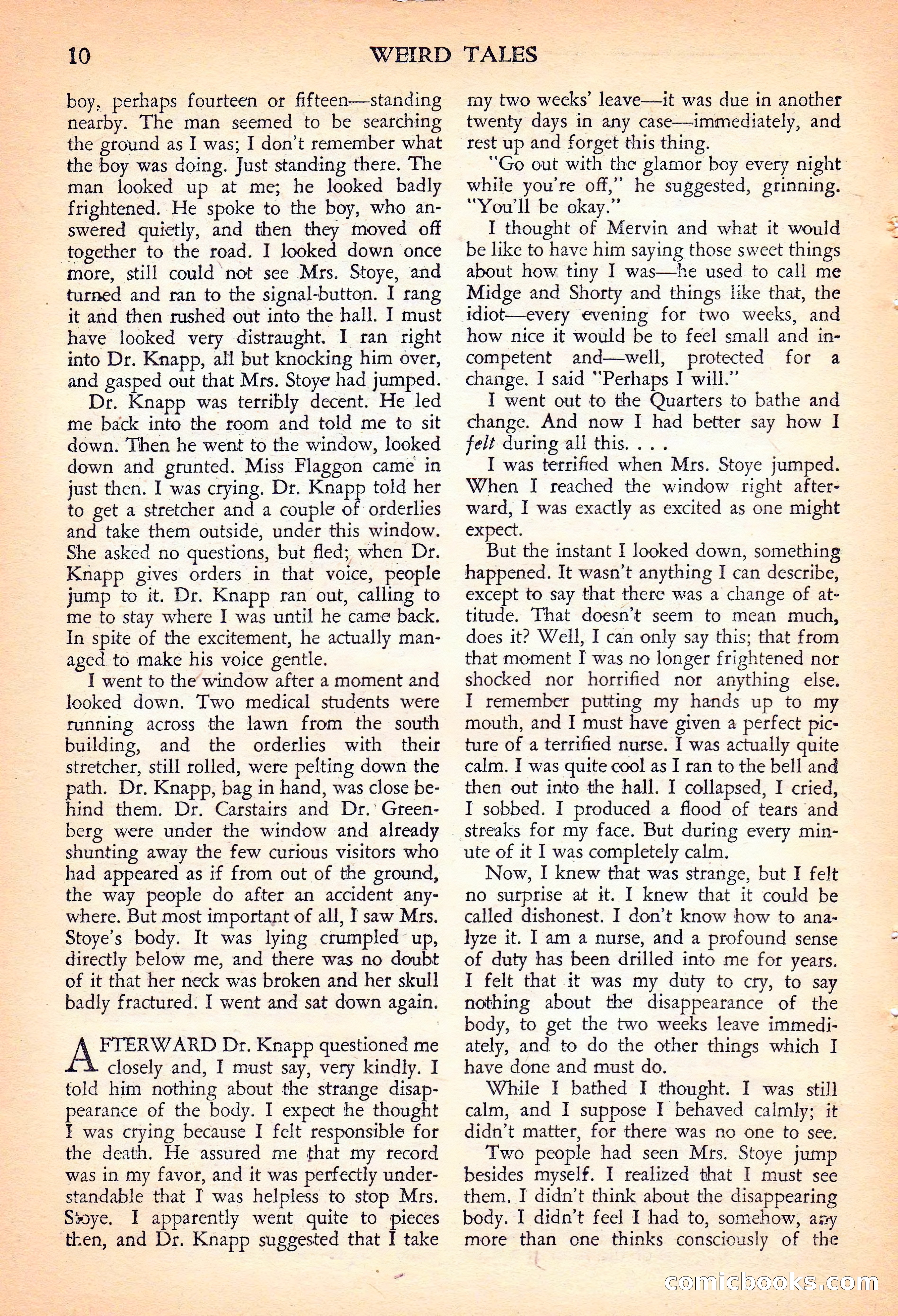 Weird Tales Canadian Edition, Vol. 41, No. 1 — page 13 of 100