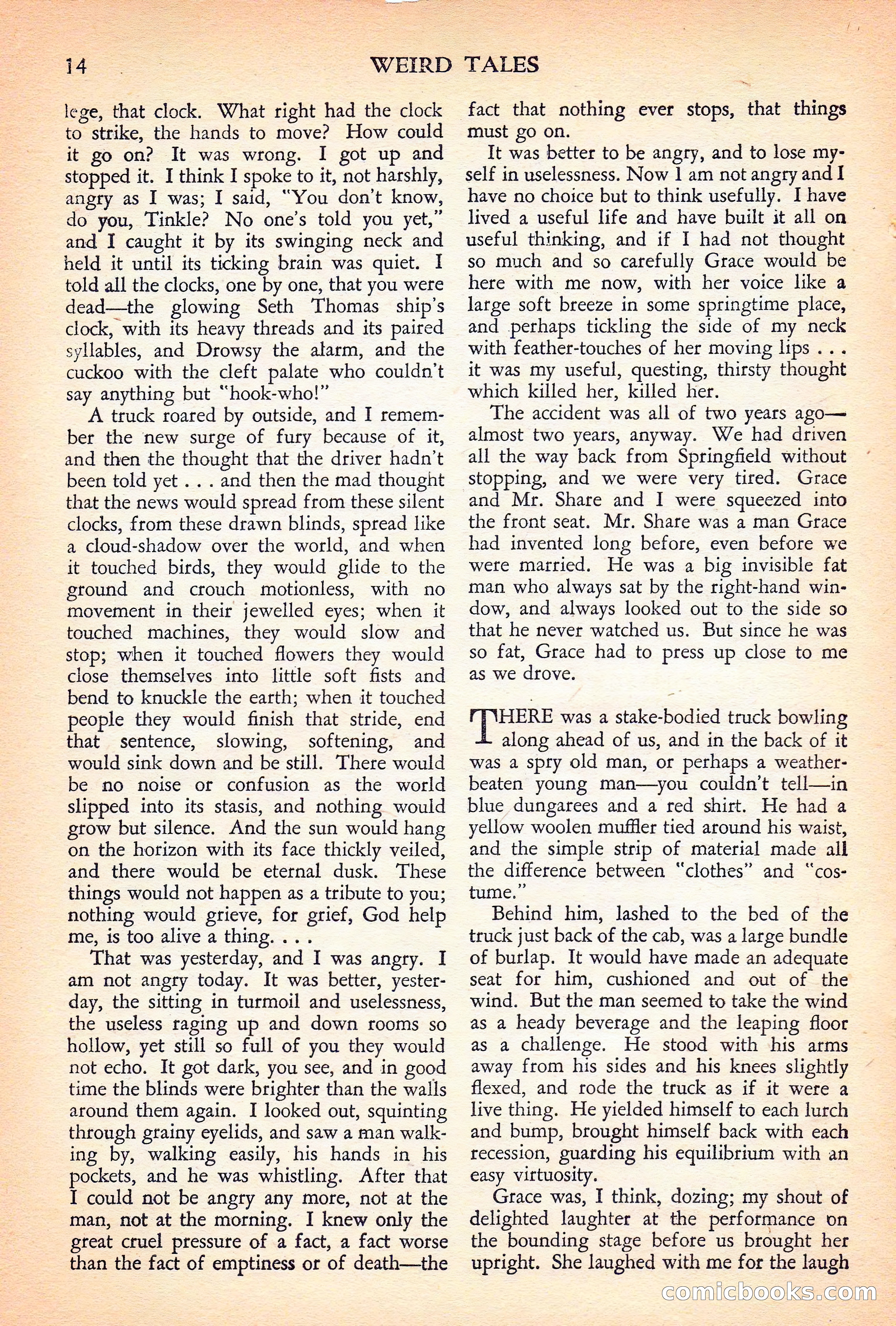 Weird Tales Canadian Edition, Vol. 41, No. 1 — page 17 of 100