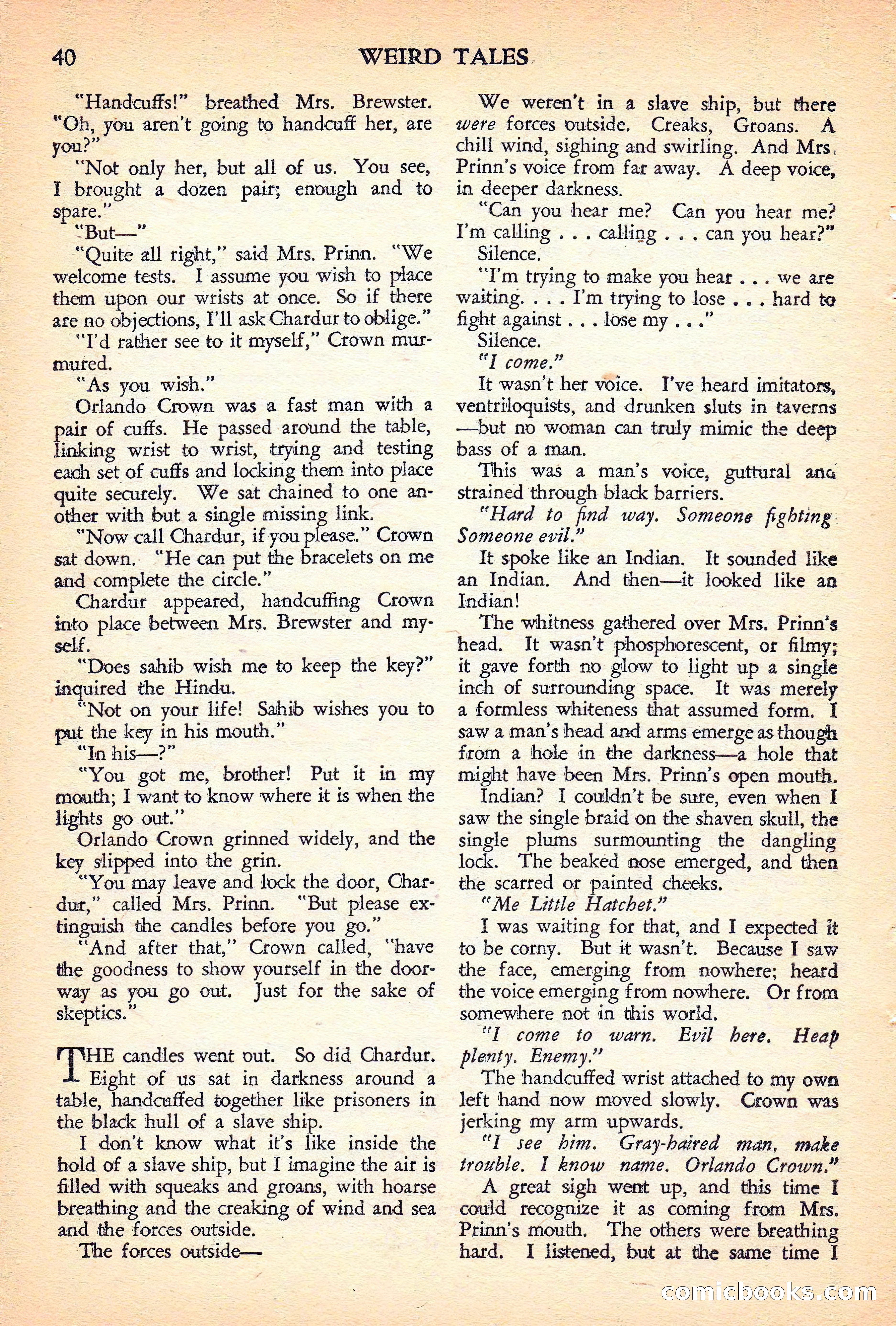 Weird Tales Canadian Edition, Vol. 41, No. 1 — page 43 of 100