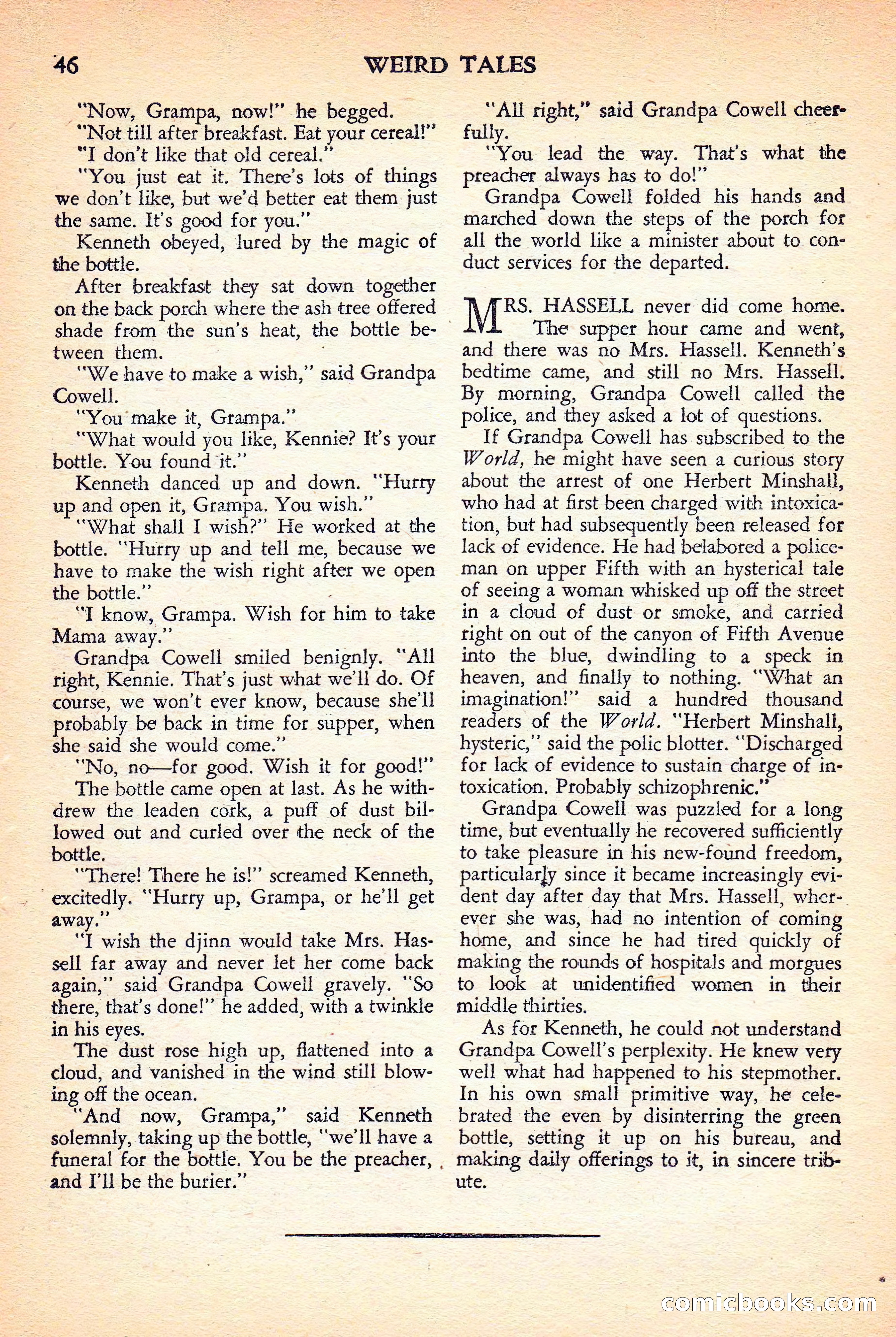 Weird Tales Canadian Edition, Vol. 41, No. 1 — page 49 of 100