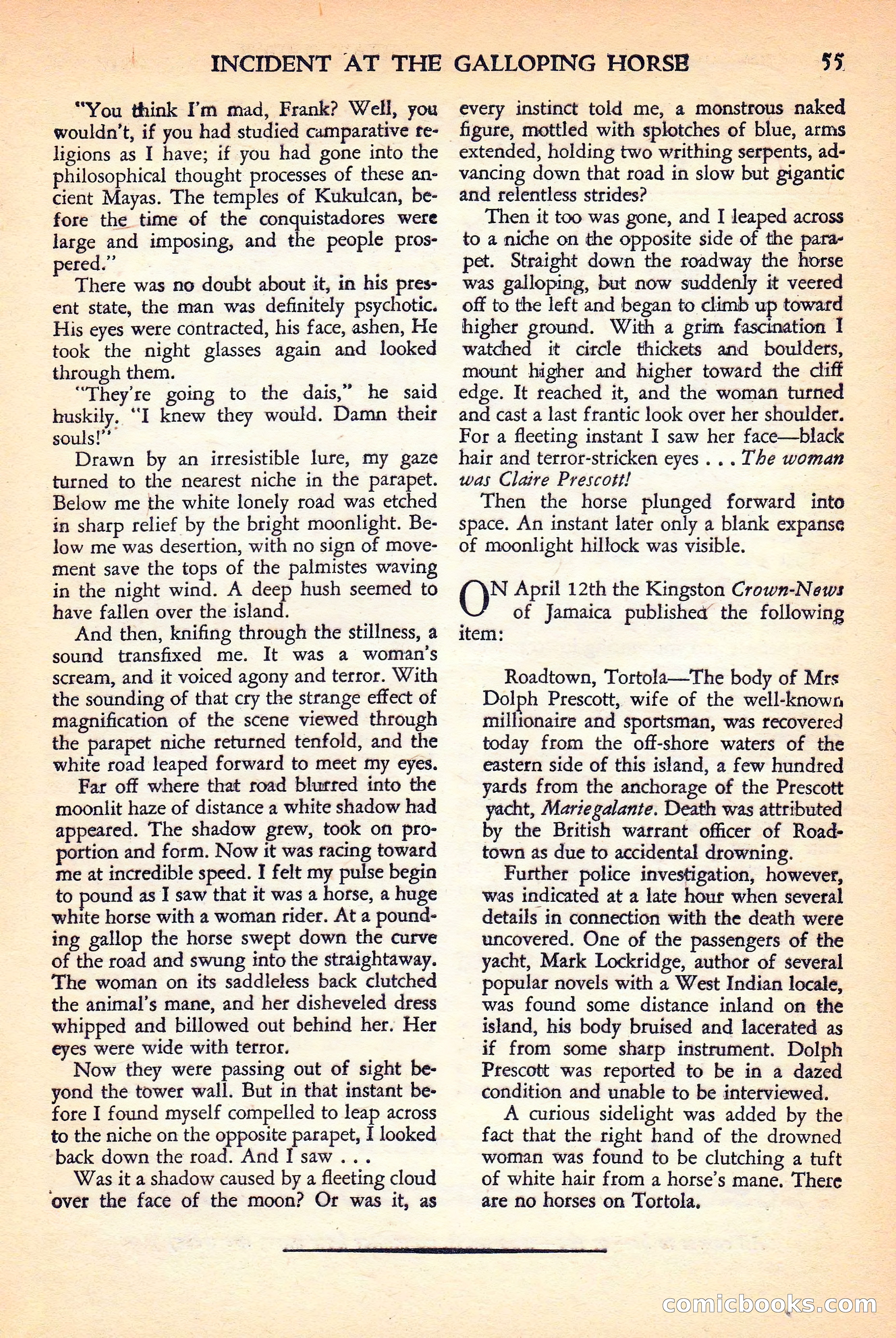 Weird Tales Canadian Edition, Vol. 41, No. 1 — page 58 of 100