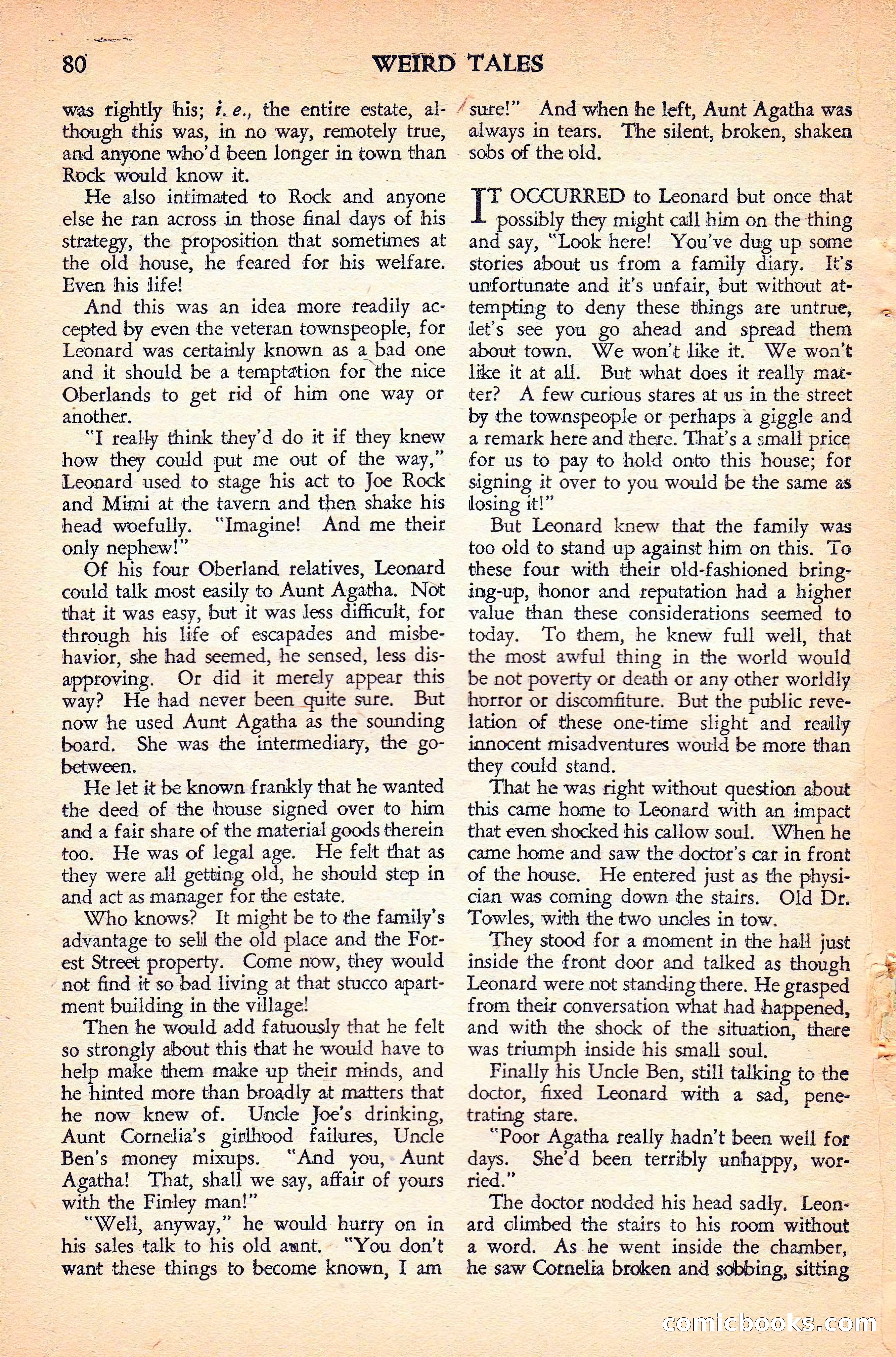 Weird Tales Canadian Edition, Vol. 41, No. 1 — page 83 of 100