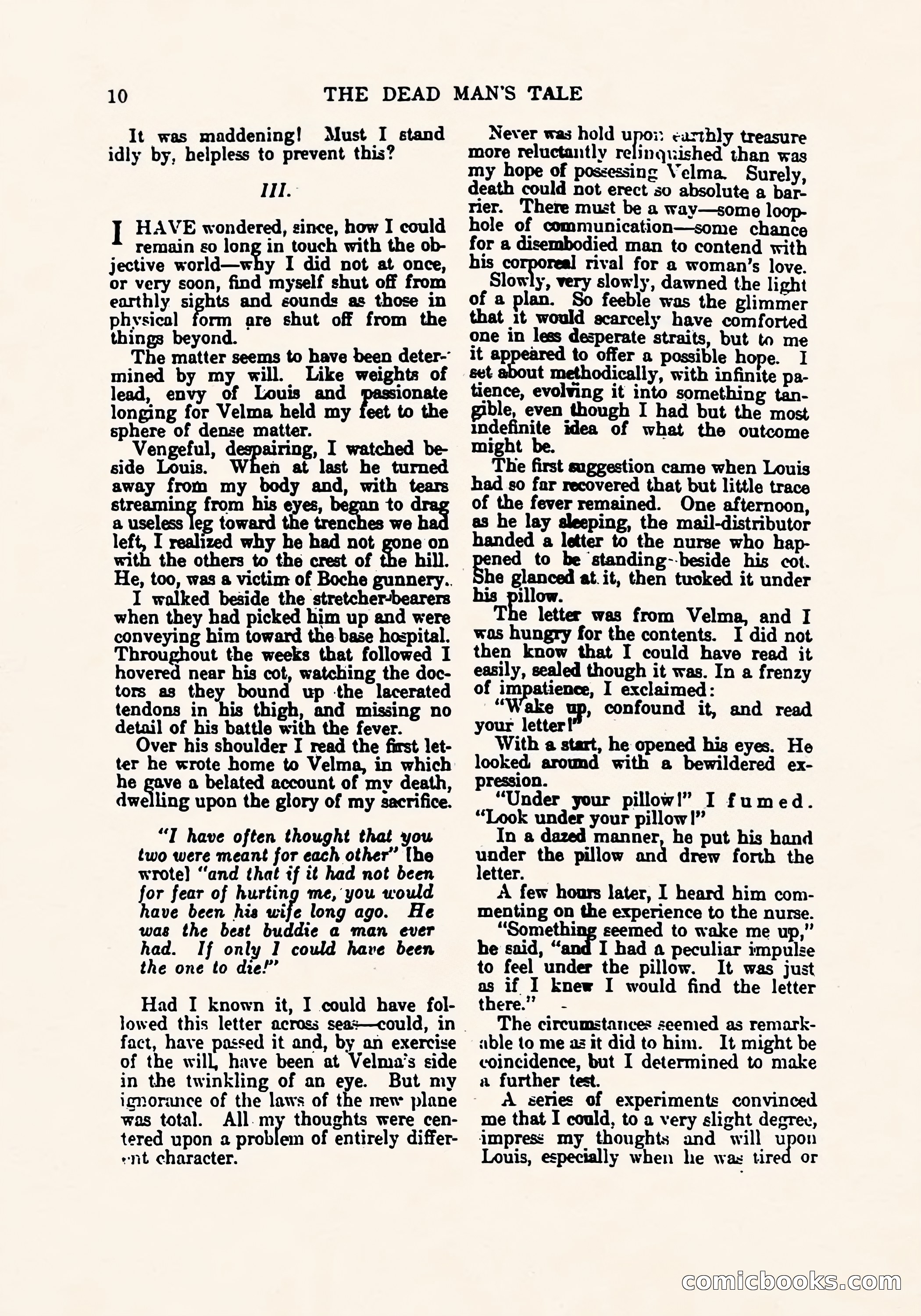 Weird Tales, March 1923 — page 12 of 196