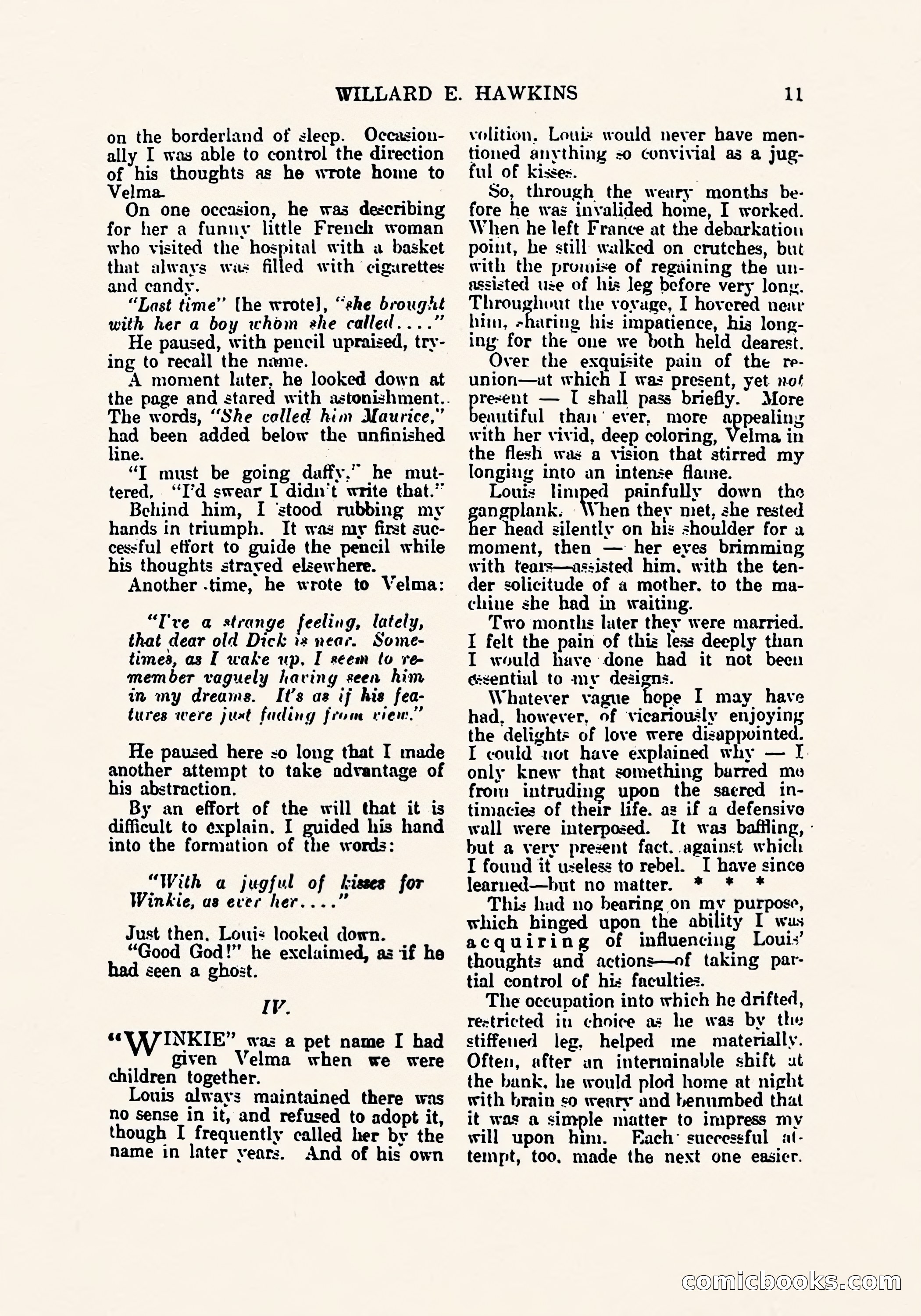 Weird Tales, March 1923 — page 13 of 196