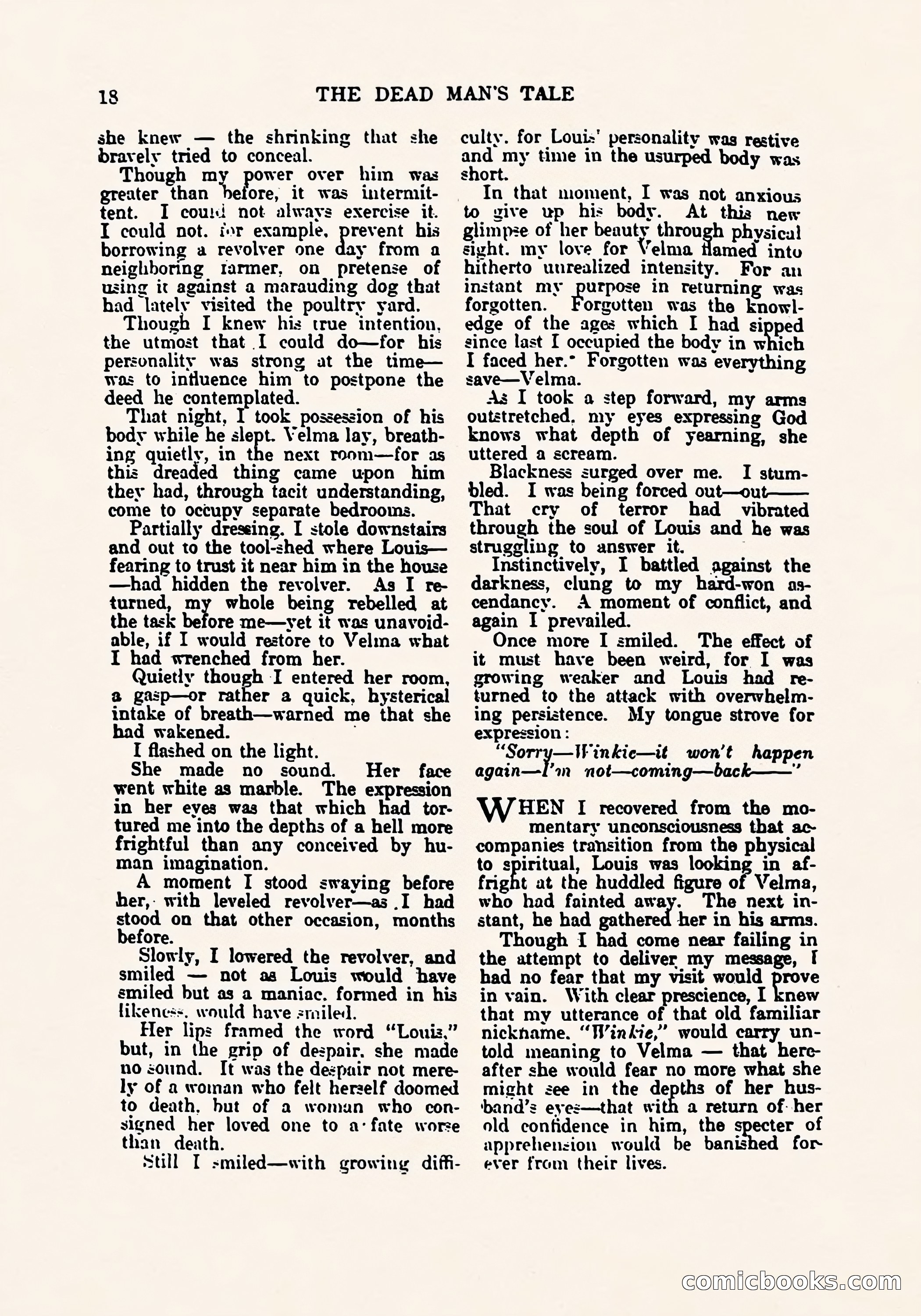 Weird Tales, March 1923 — page 20 of 196