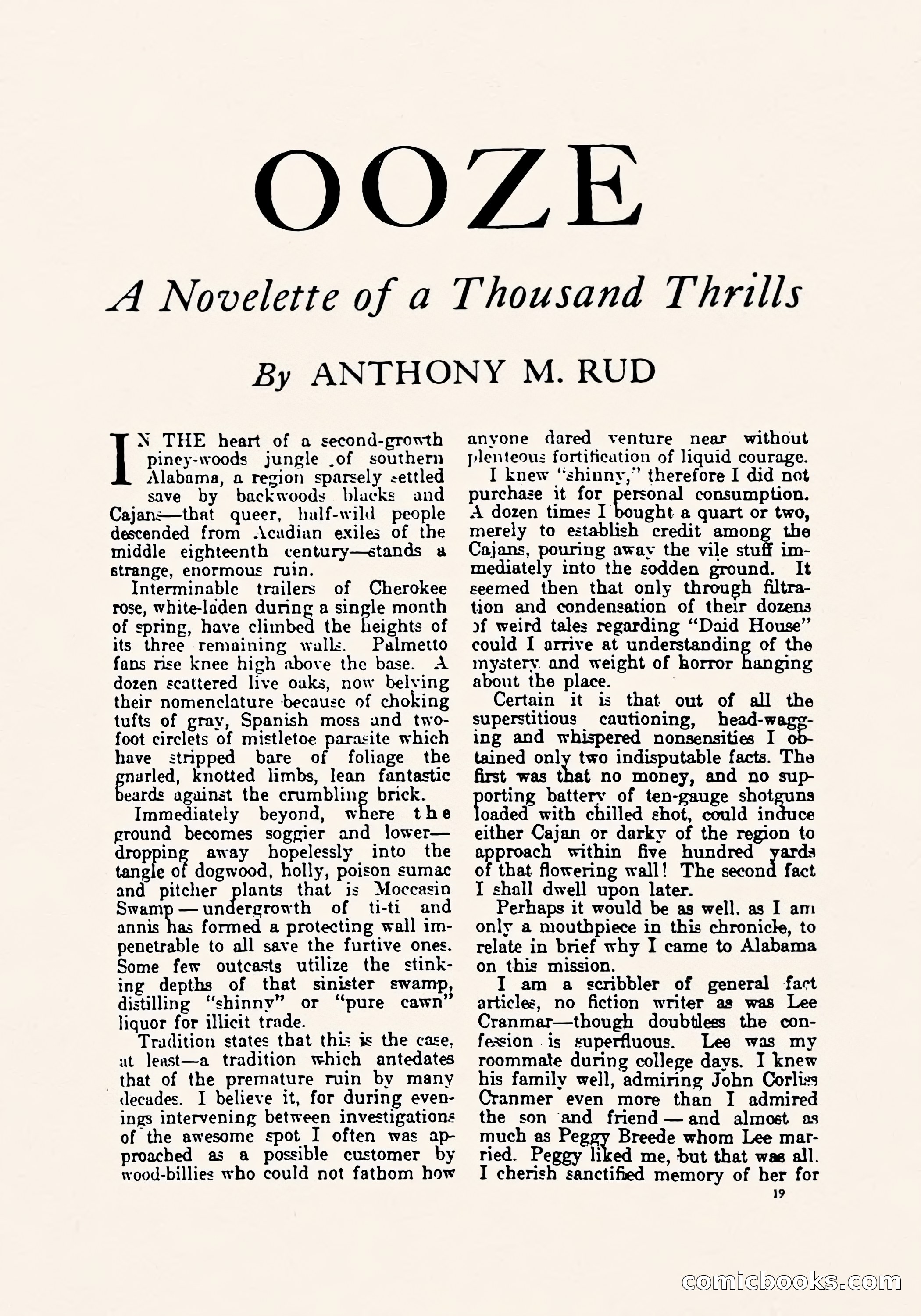 Weird Tales, March 1923 — page 21 of 196