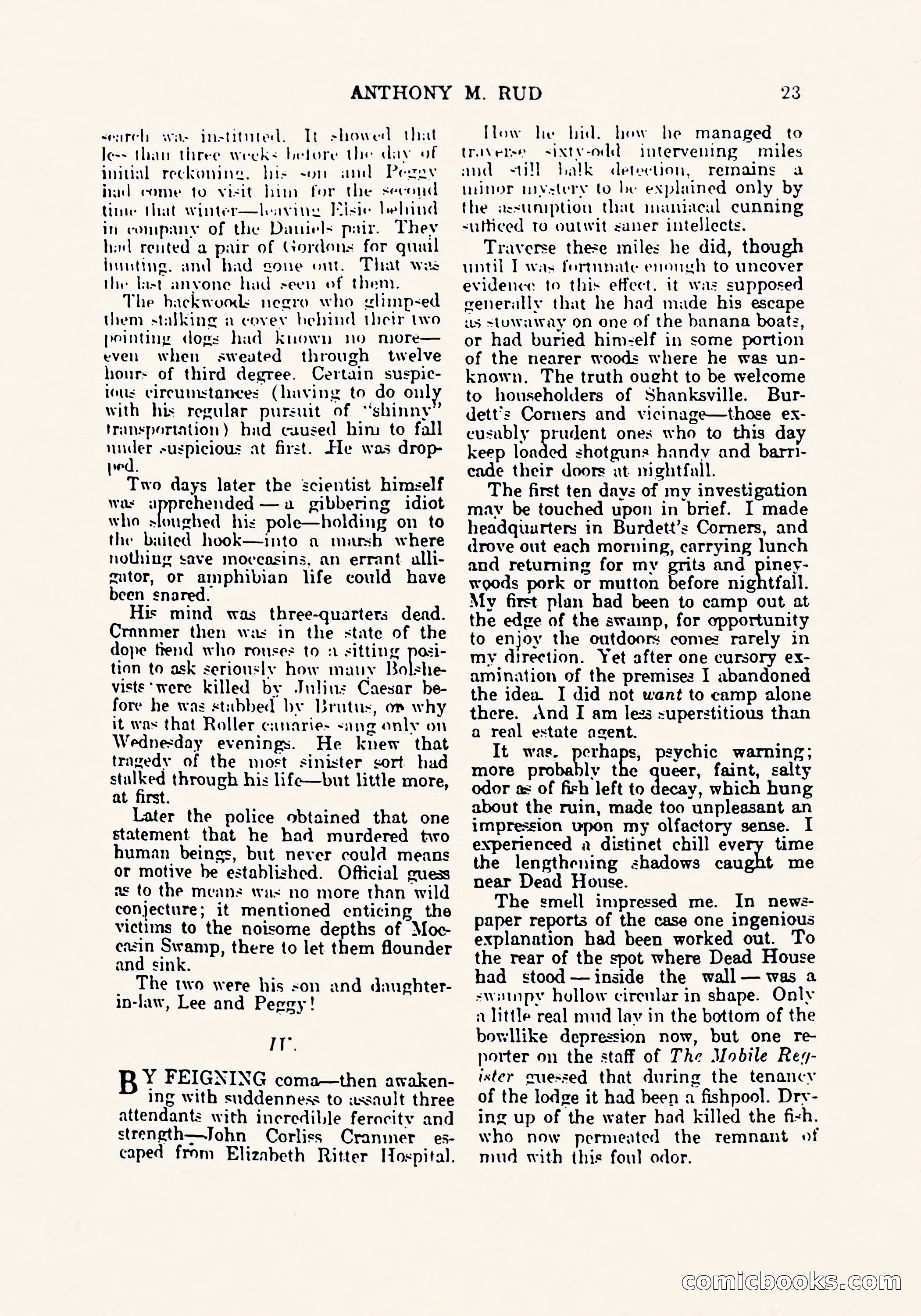 Weird Tales, March 1923 — page 25 of 196