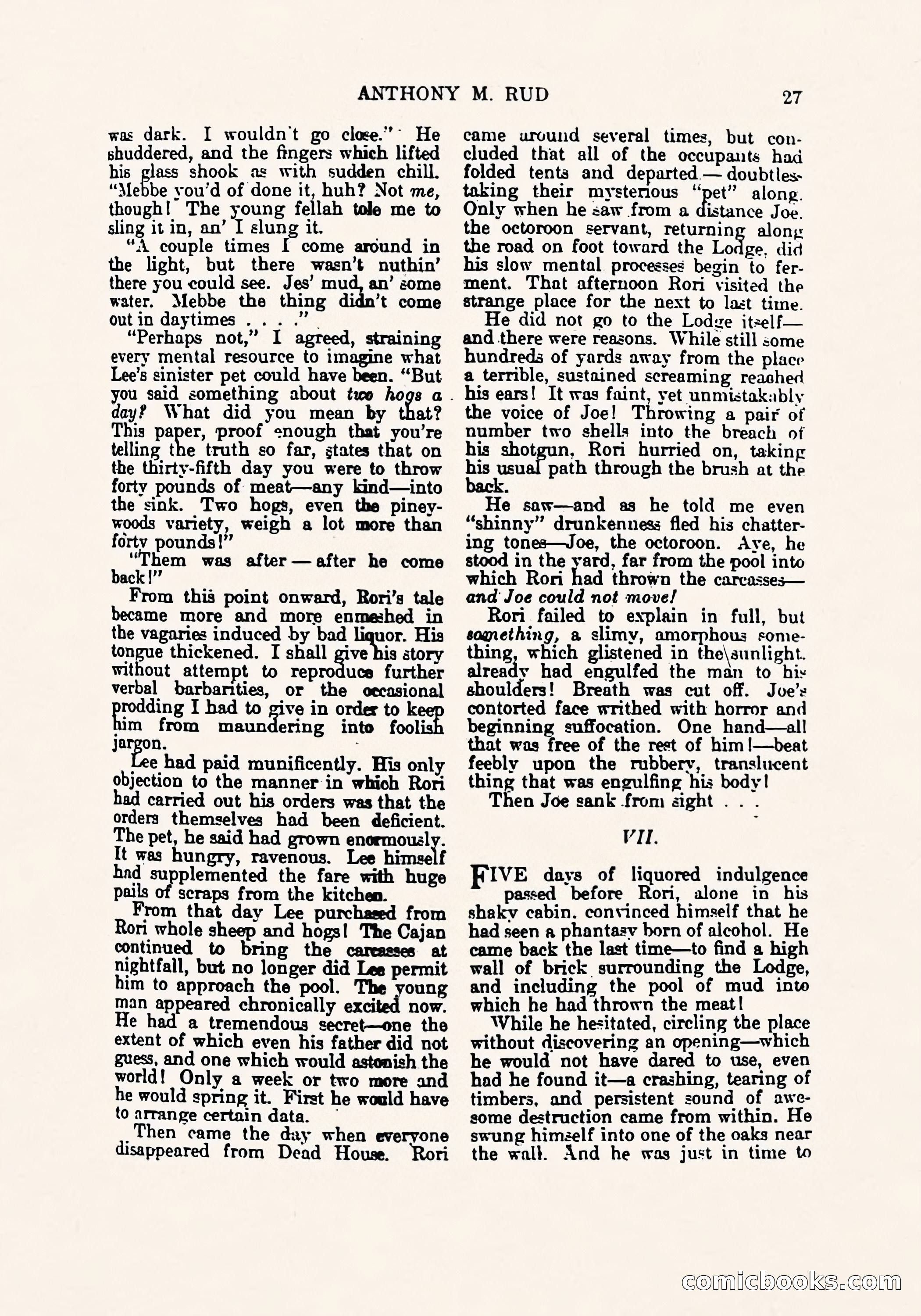 Weird Tales, March 1923 — page 29 of 196