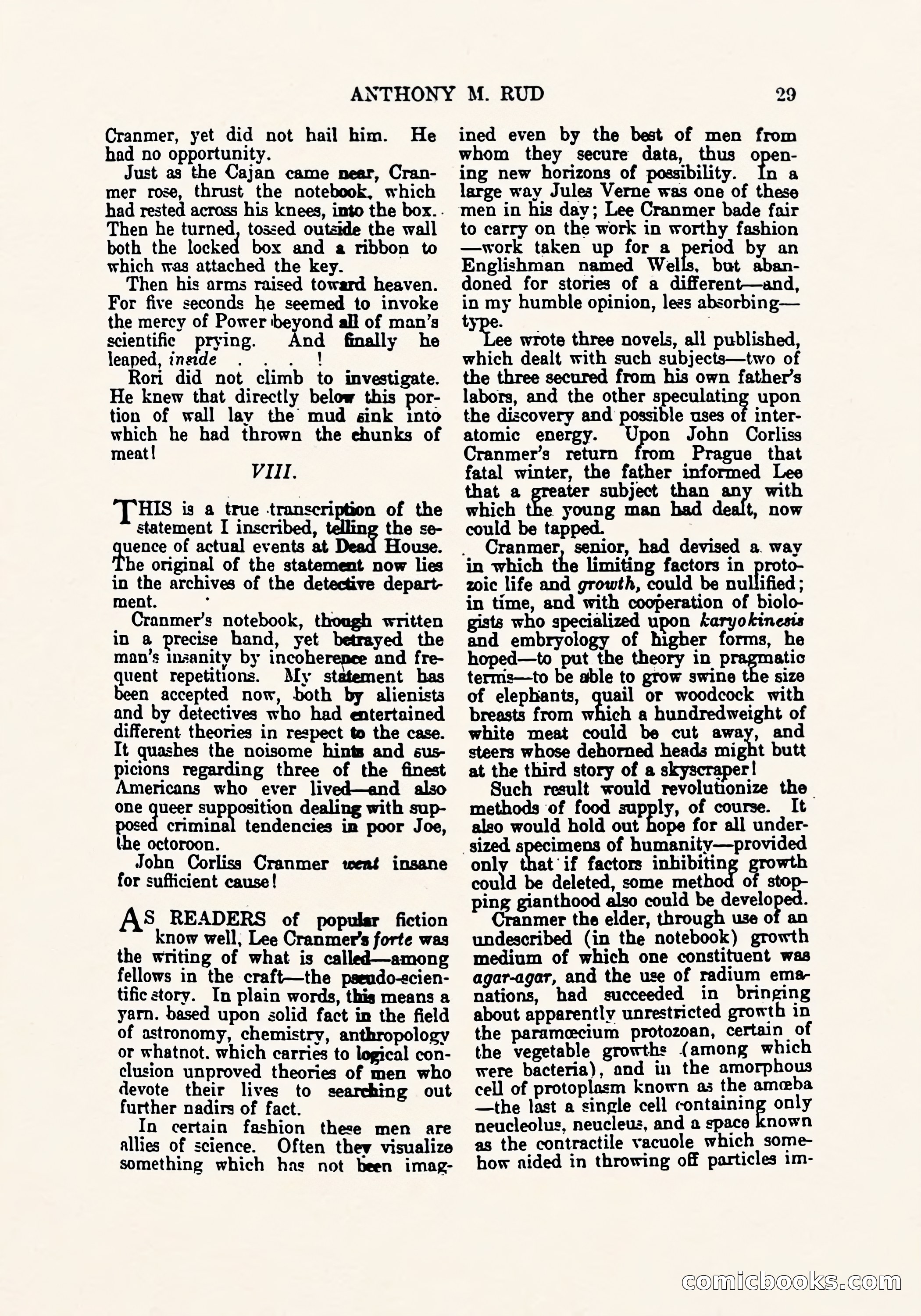 Weird Tales, March 1923 — page 31 of 196