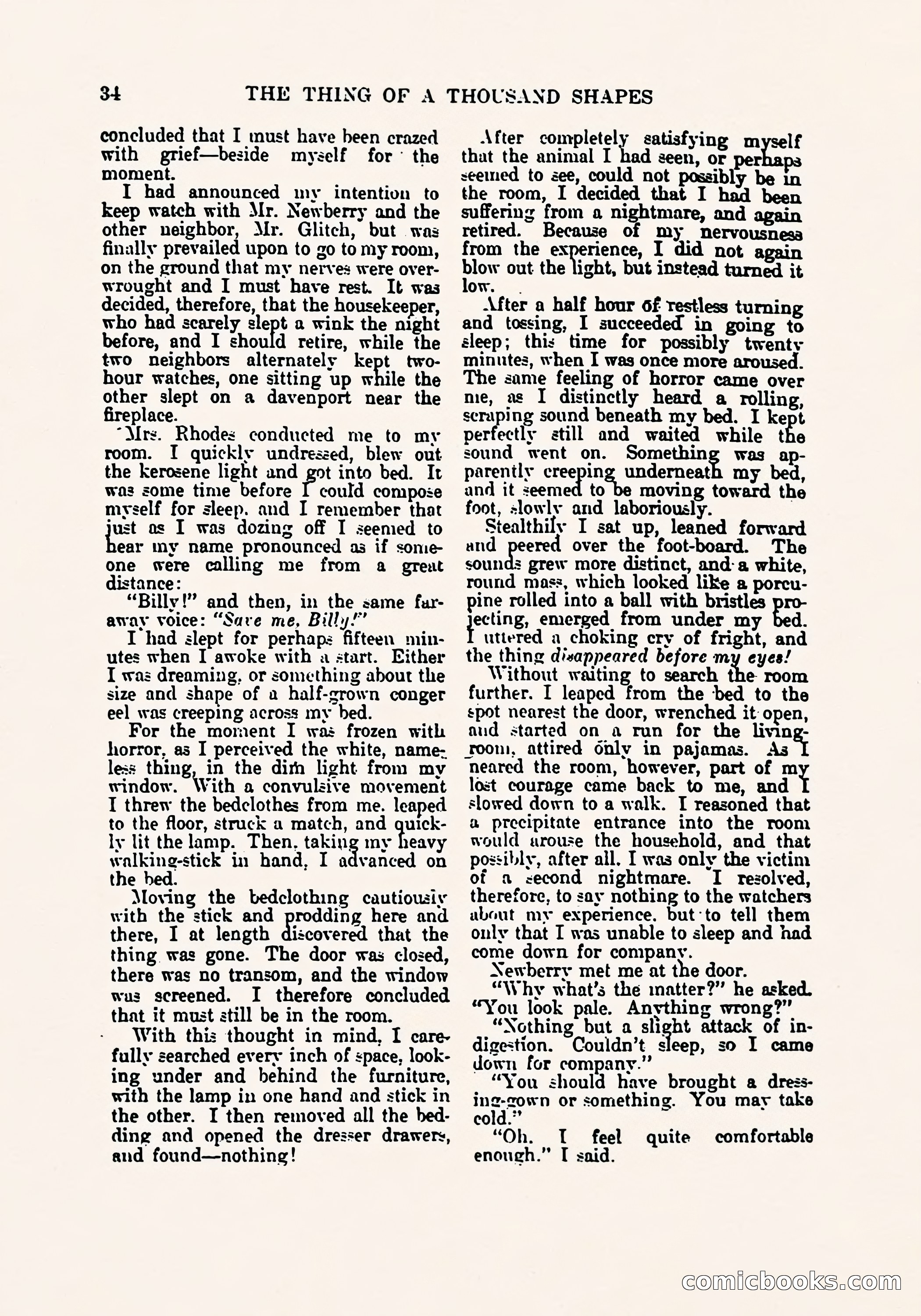 Weird Tales, March 1923 — page 36 of 196