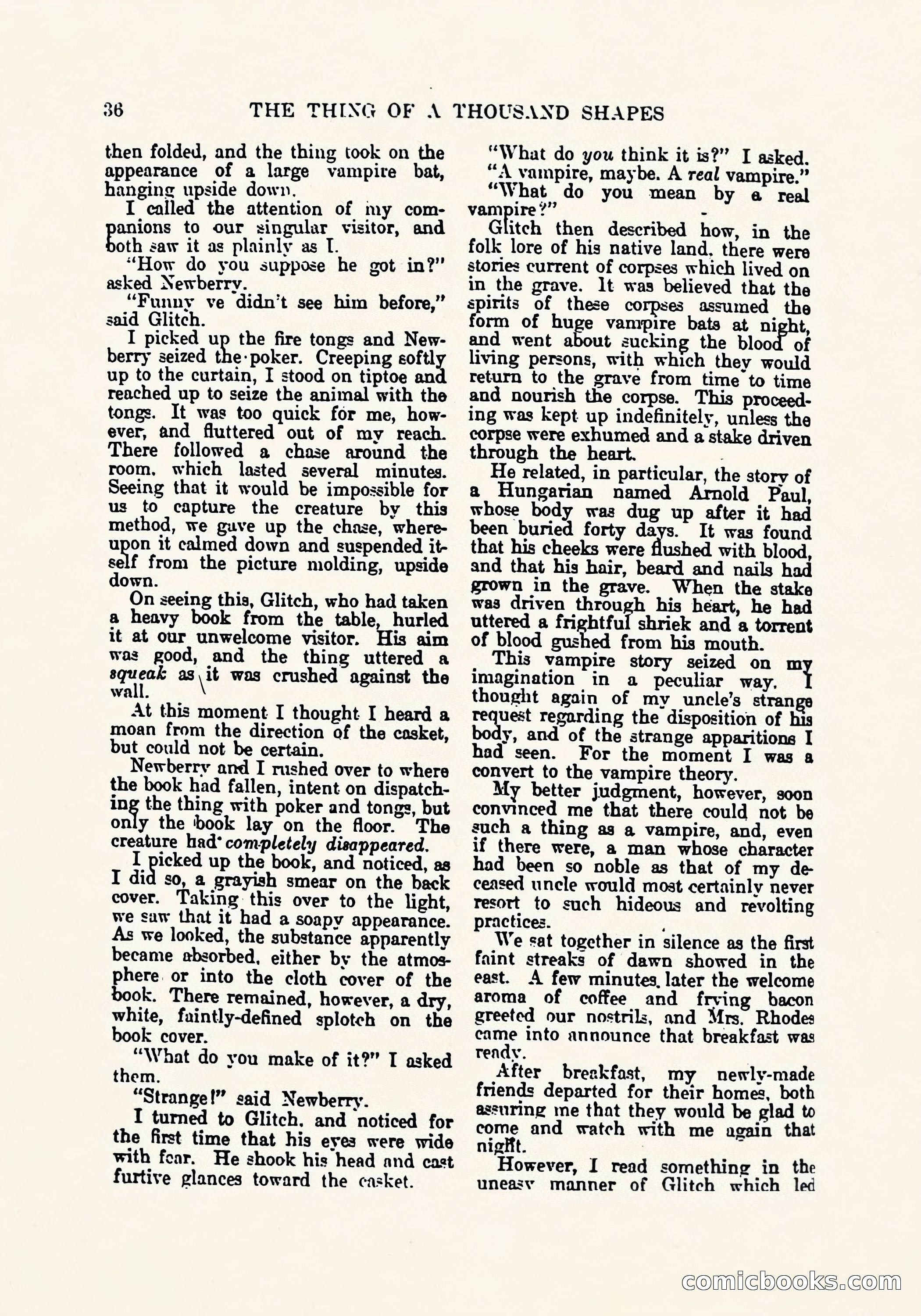 Weird Tales, March 1923 — page 38 of 196