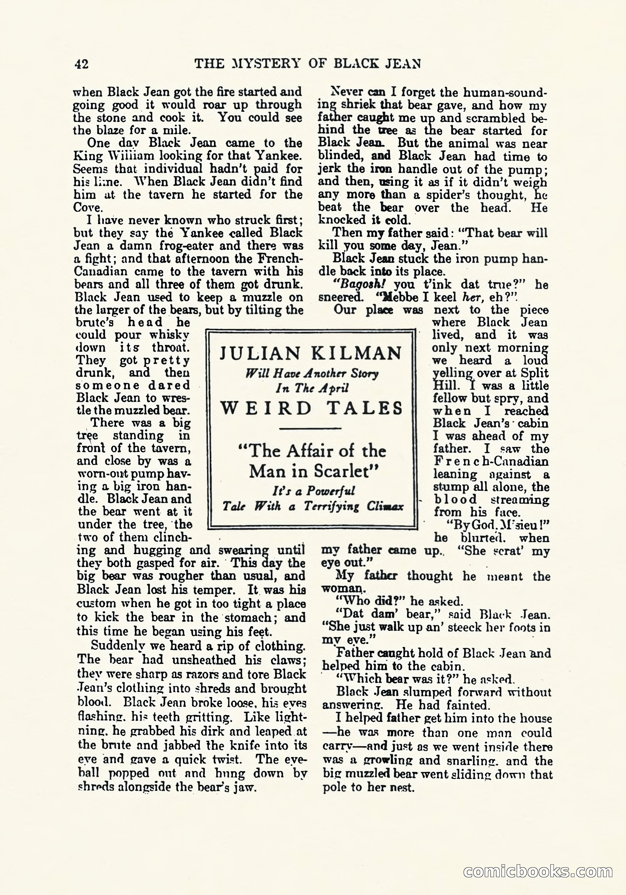 Weird Tales, March 1923 — page 44 of 196