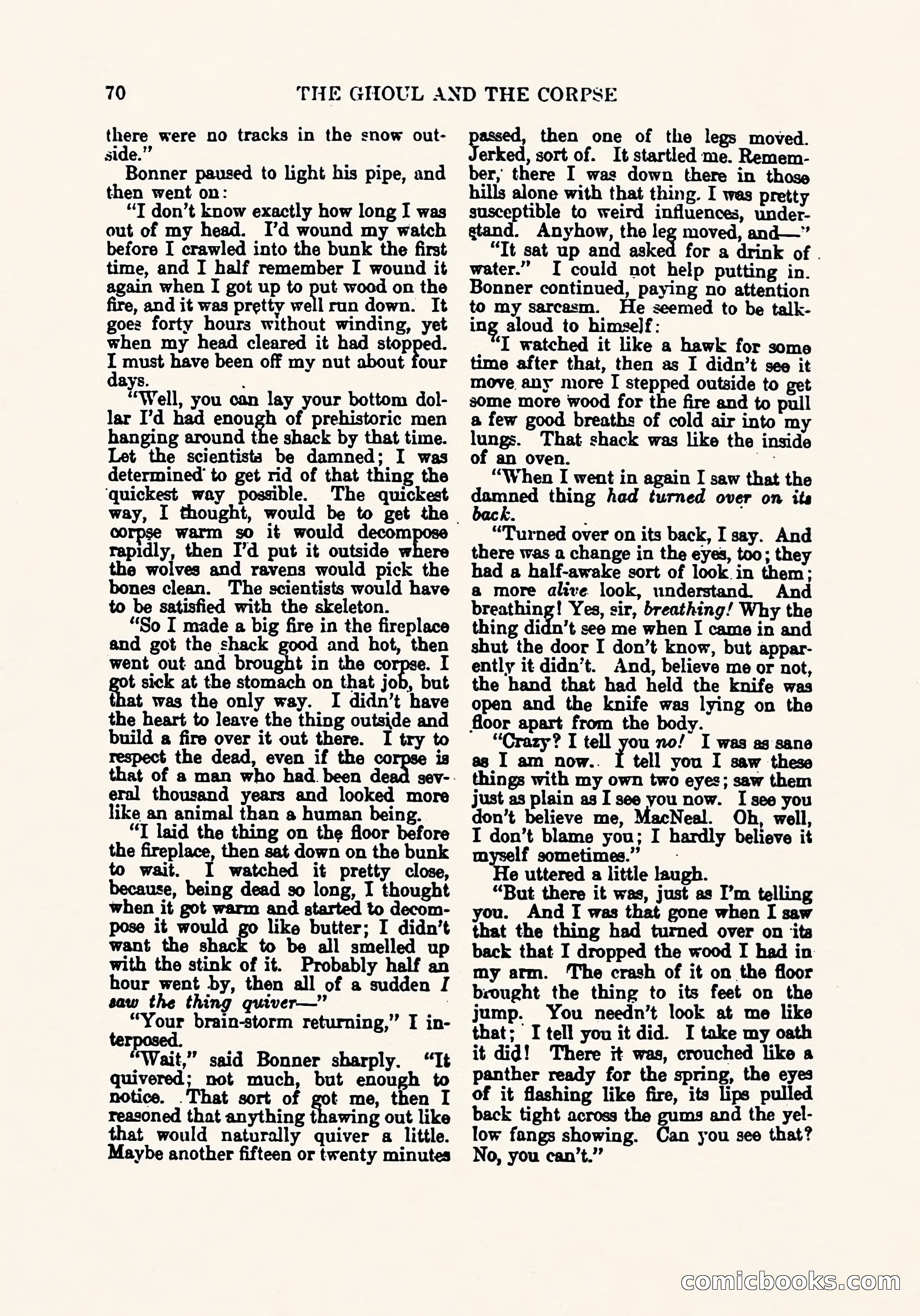 Weird Tales, March 1923 — page 72 of 196