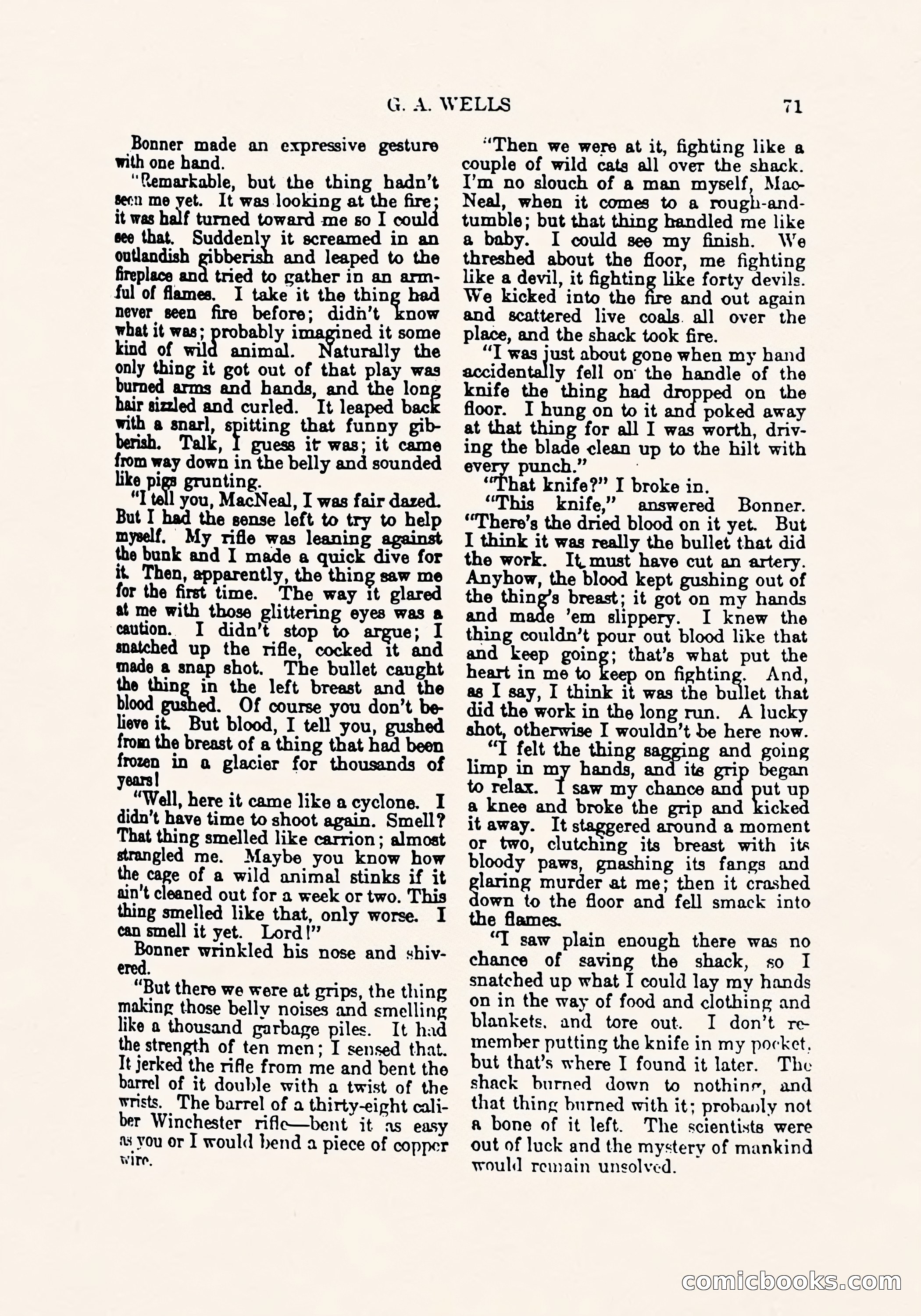 Weird Tales, March 1923 — page 73 of 196