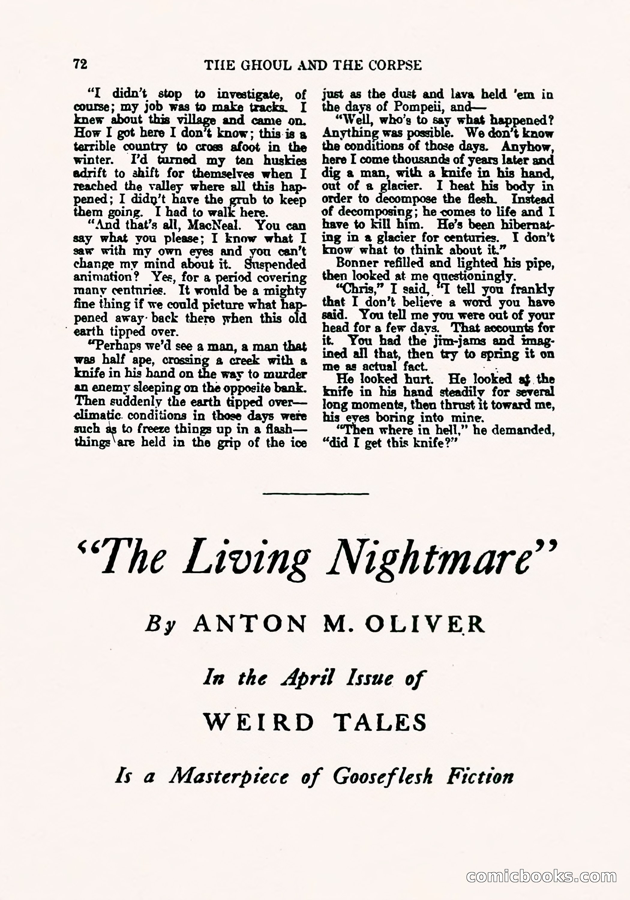 Weird Tales, March 1923 — page 74 of 196