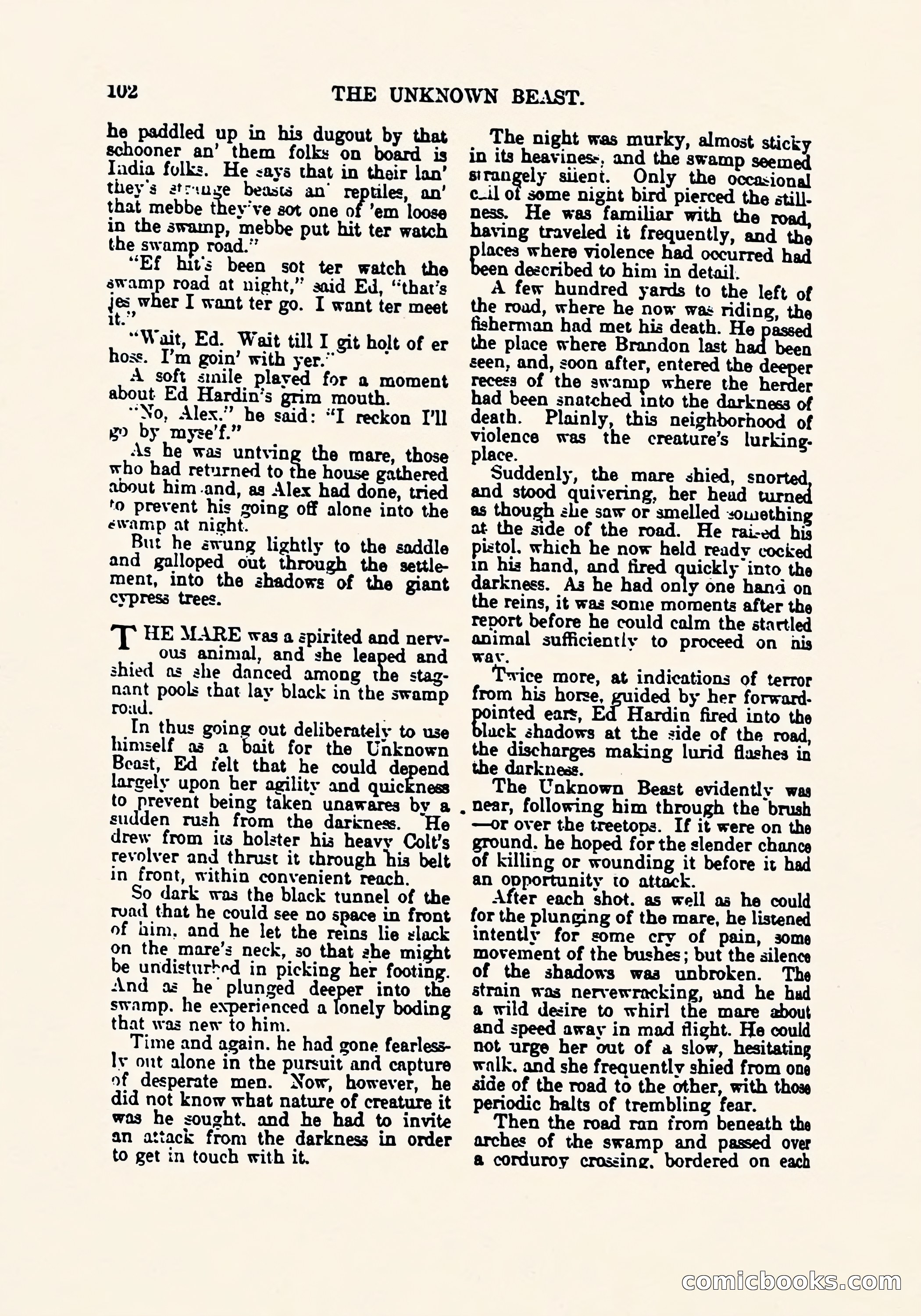 Weird Tales, March 1923 — page 104 of 196