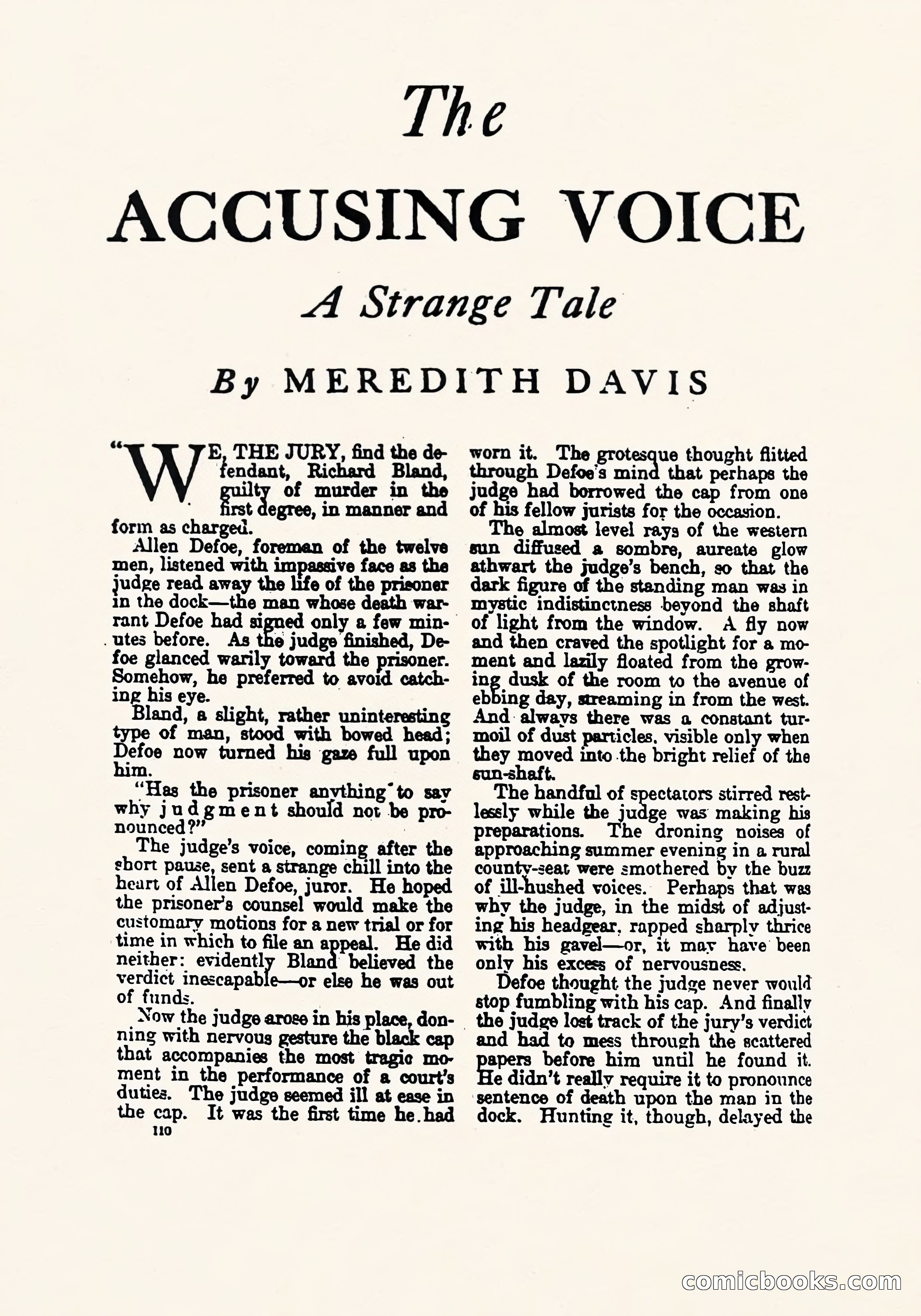 Weird Tales, March 1923 — page 112 of 196
