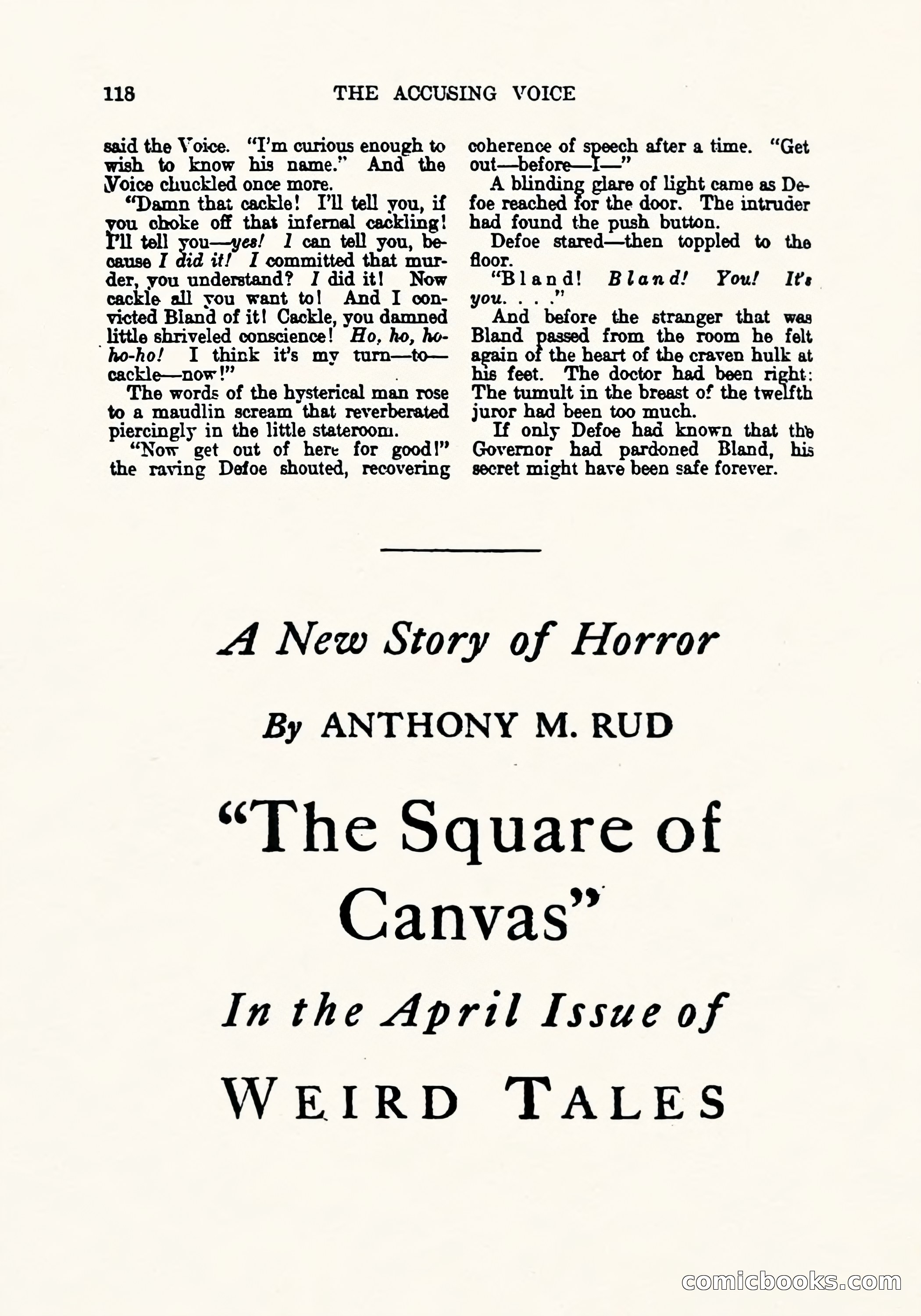 Weird Tales, March 1923 — page 120 of 196