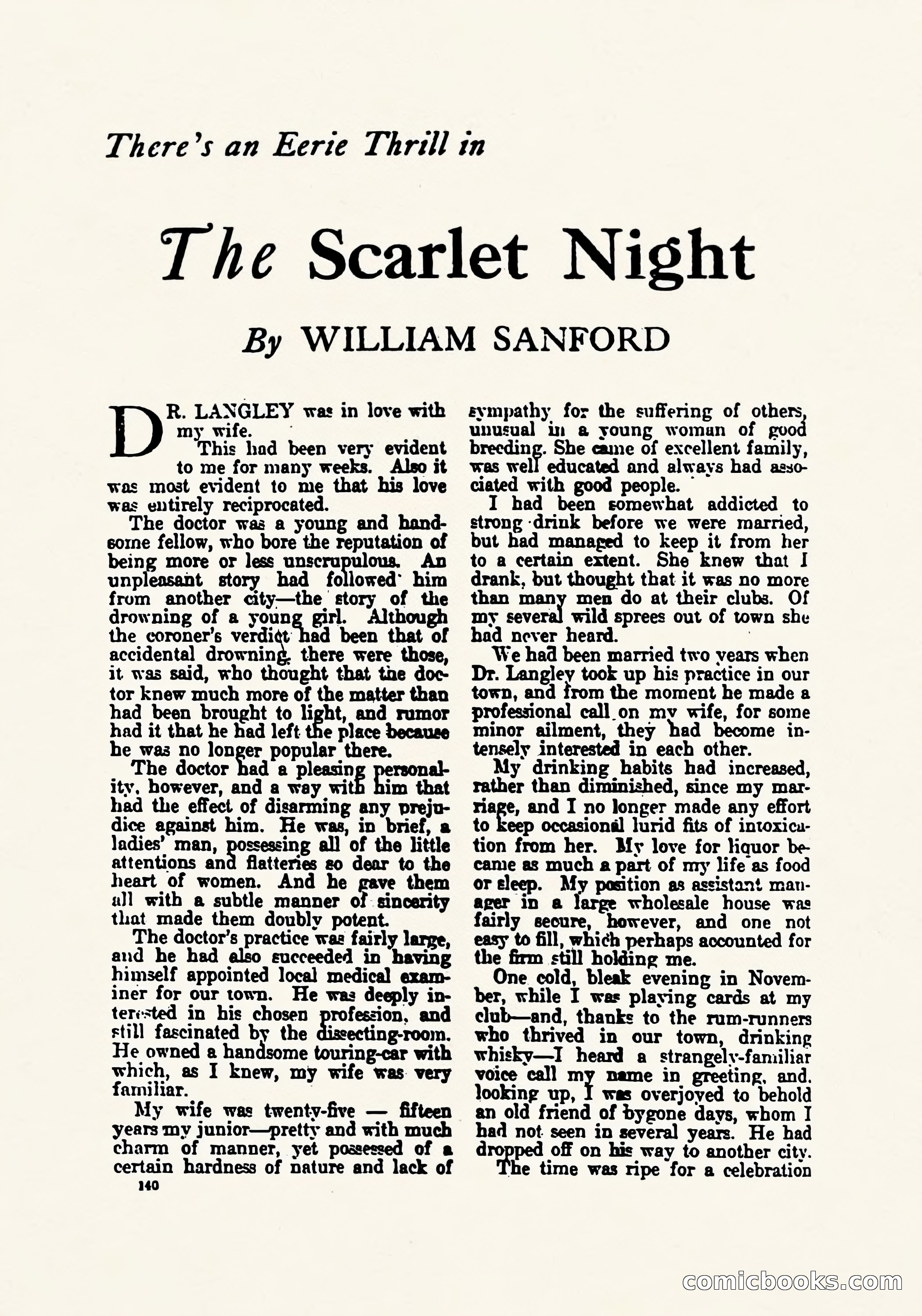 Weird Tales, March 1923 — page 142 of 196