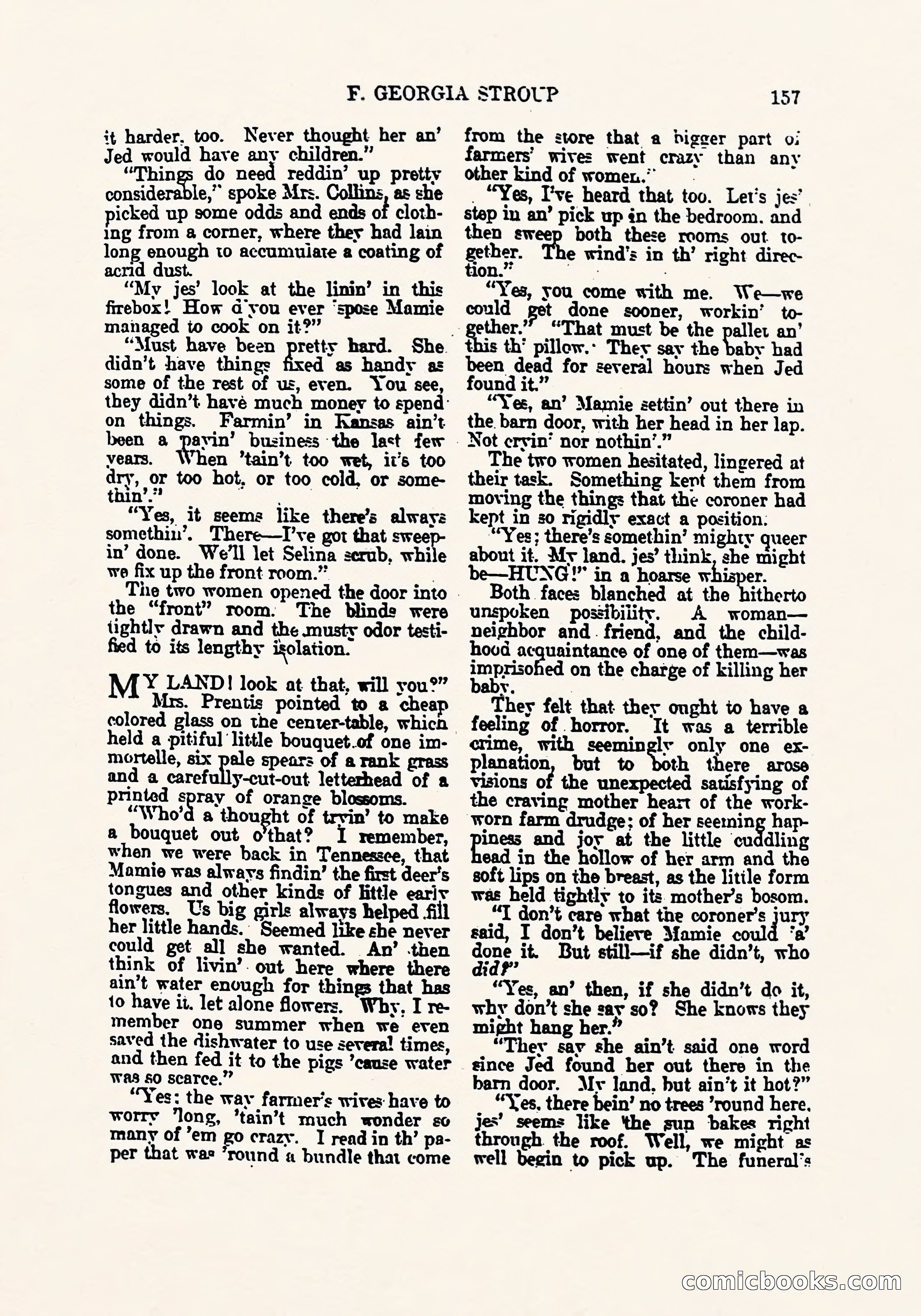 Weird Tales, March 1923 — page 159 of 196