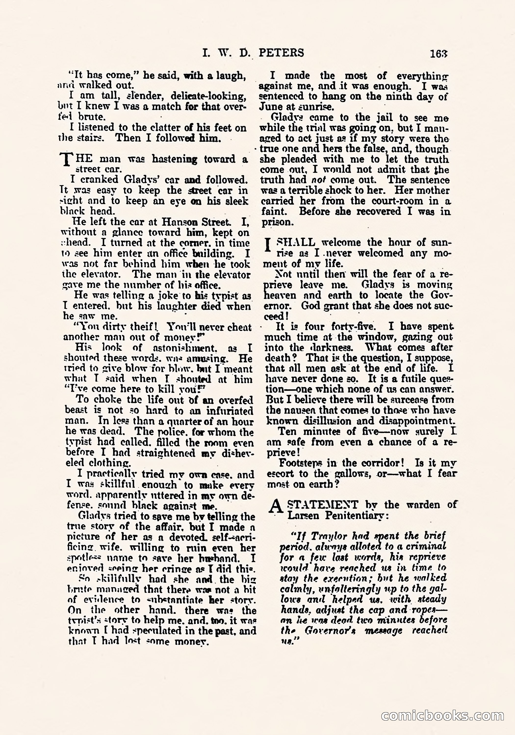 Weird Tales, March 1923 — page 165 of 196