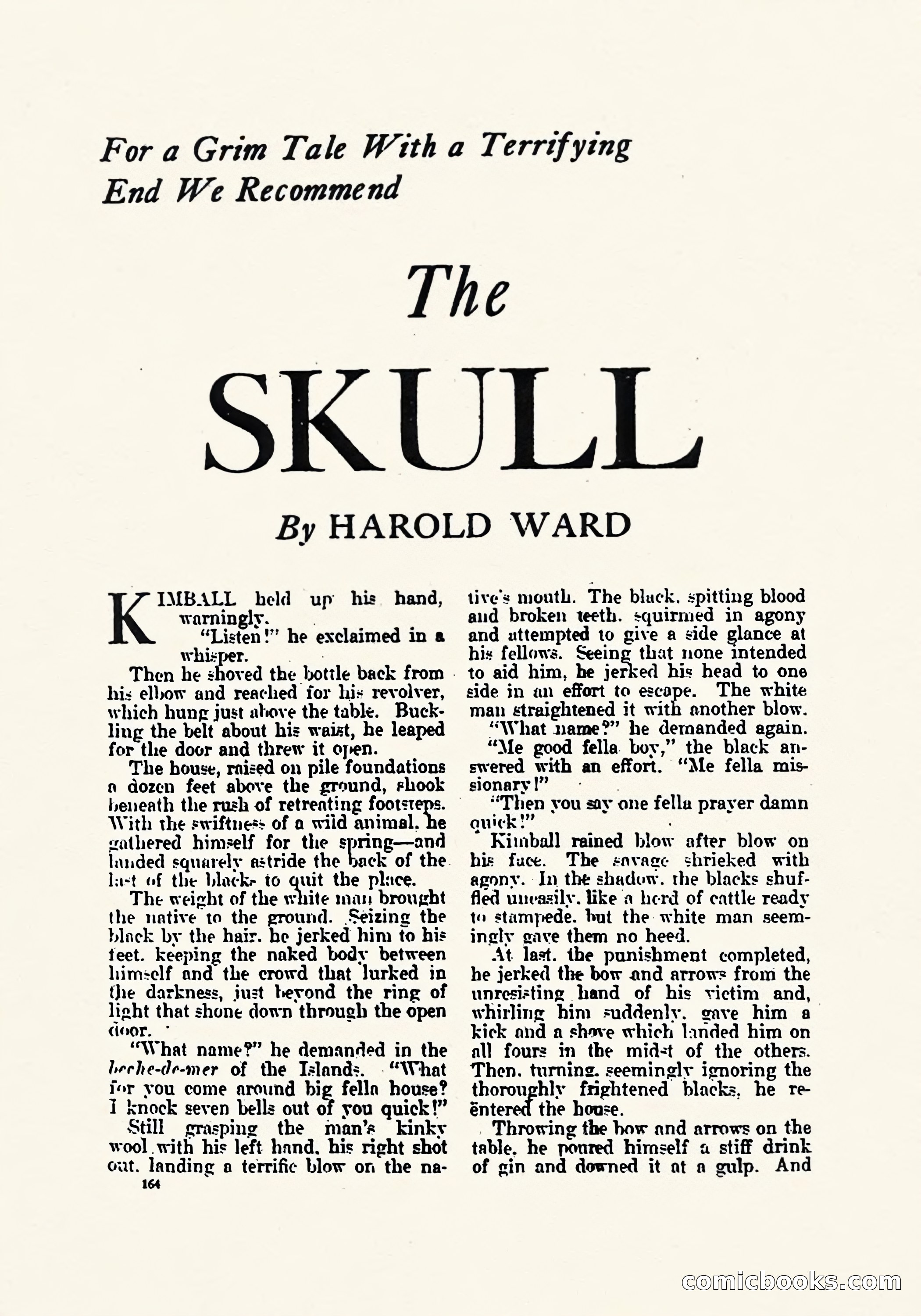Weird Tales, March 1923 — page 166 of 196
