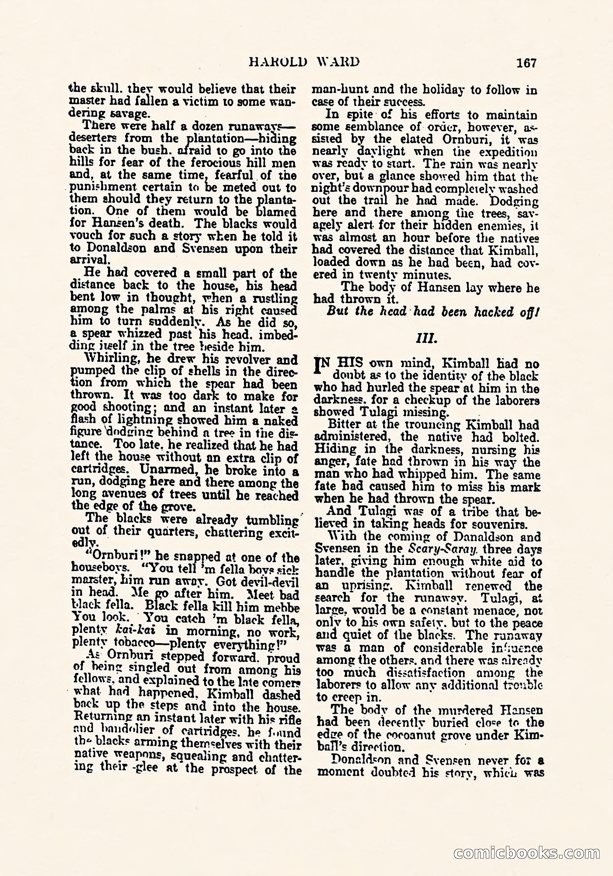 Weird Tales, March 1923 — page 169 of 196