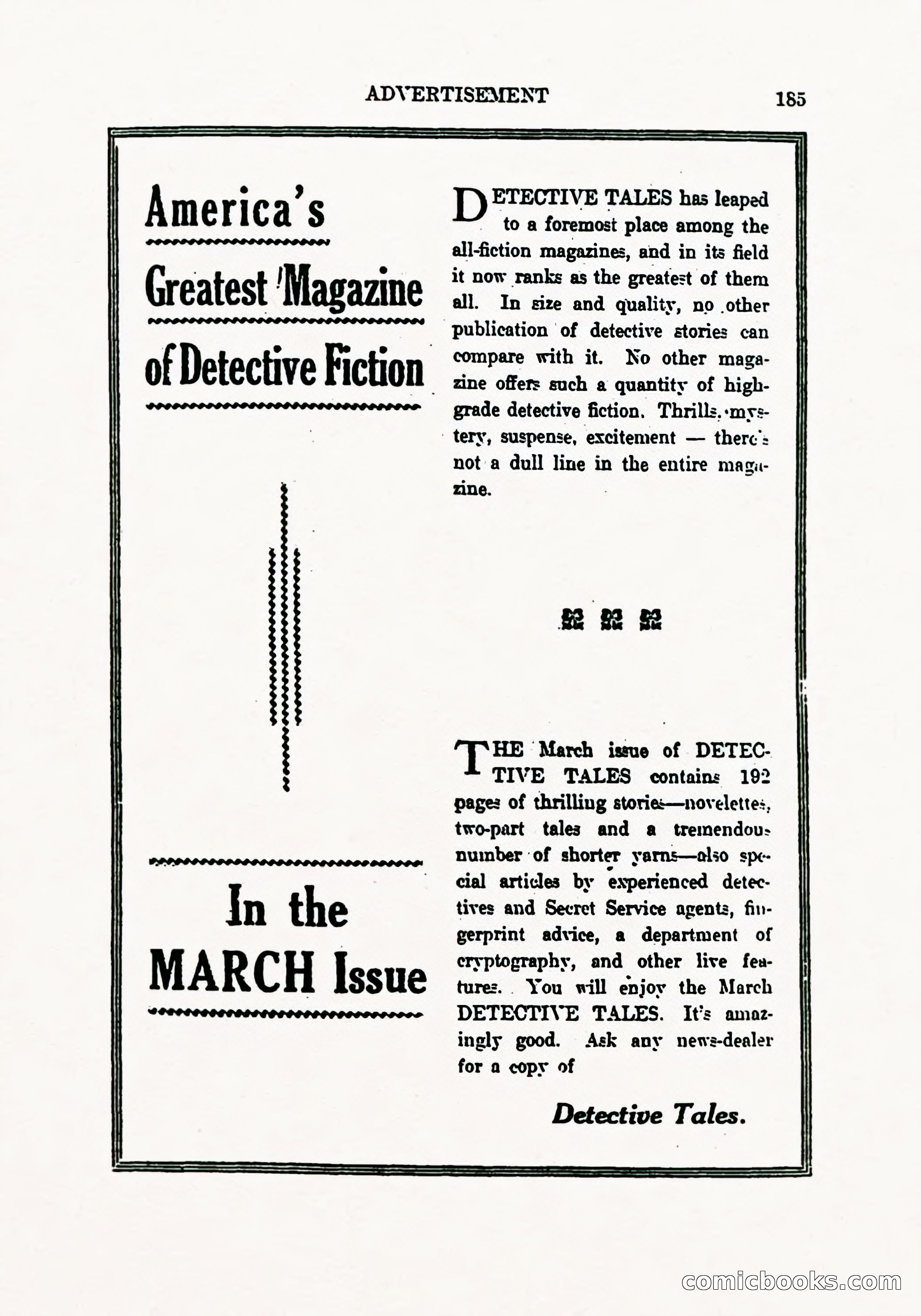Weird Tales, March 1923 — page 187 of 196