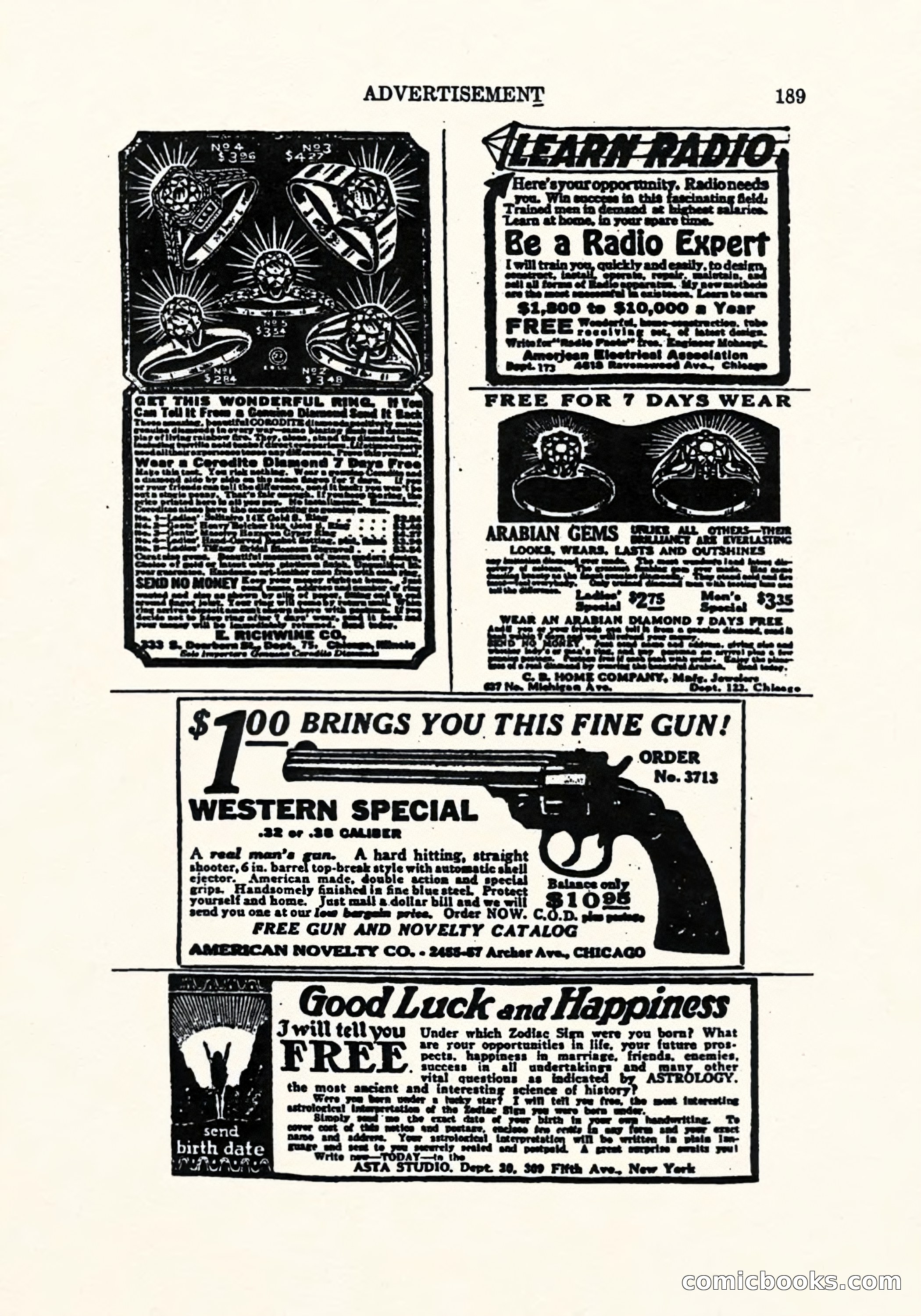 Weird Tales, March 1923 — page 191 of 196