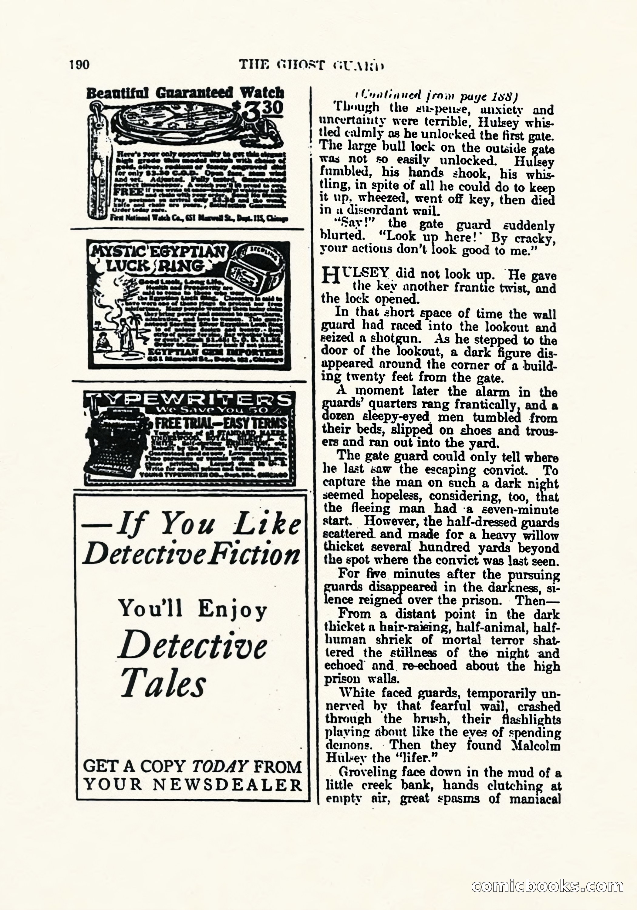 Weird Tales, March 1923 — page 192 of 196