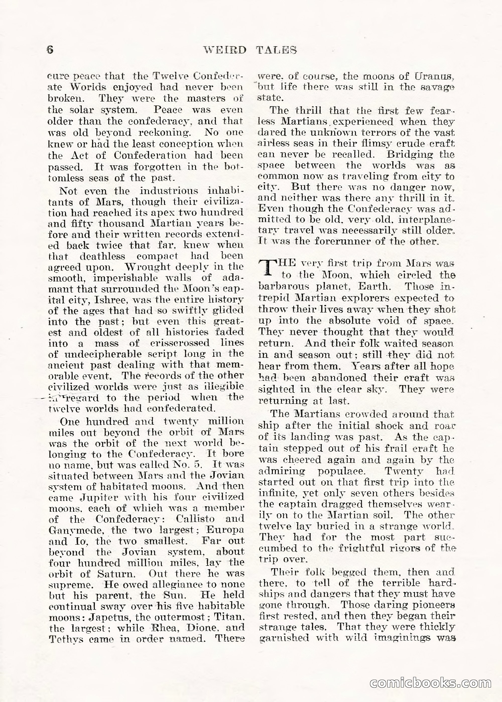 Weird Tales, Vol. V No. 1 — page 7 of 195