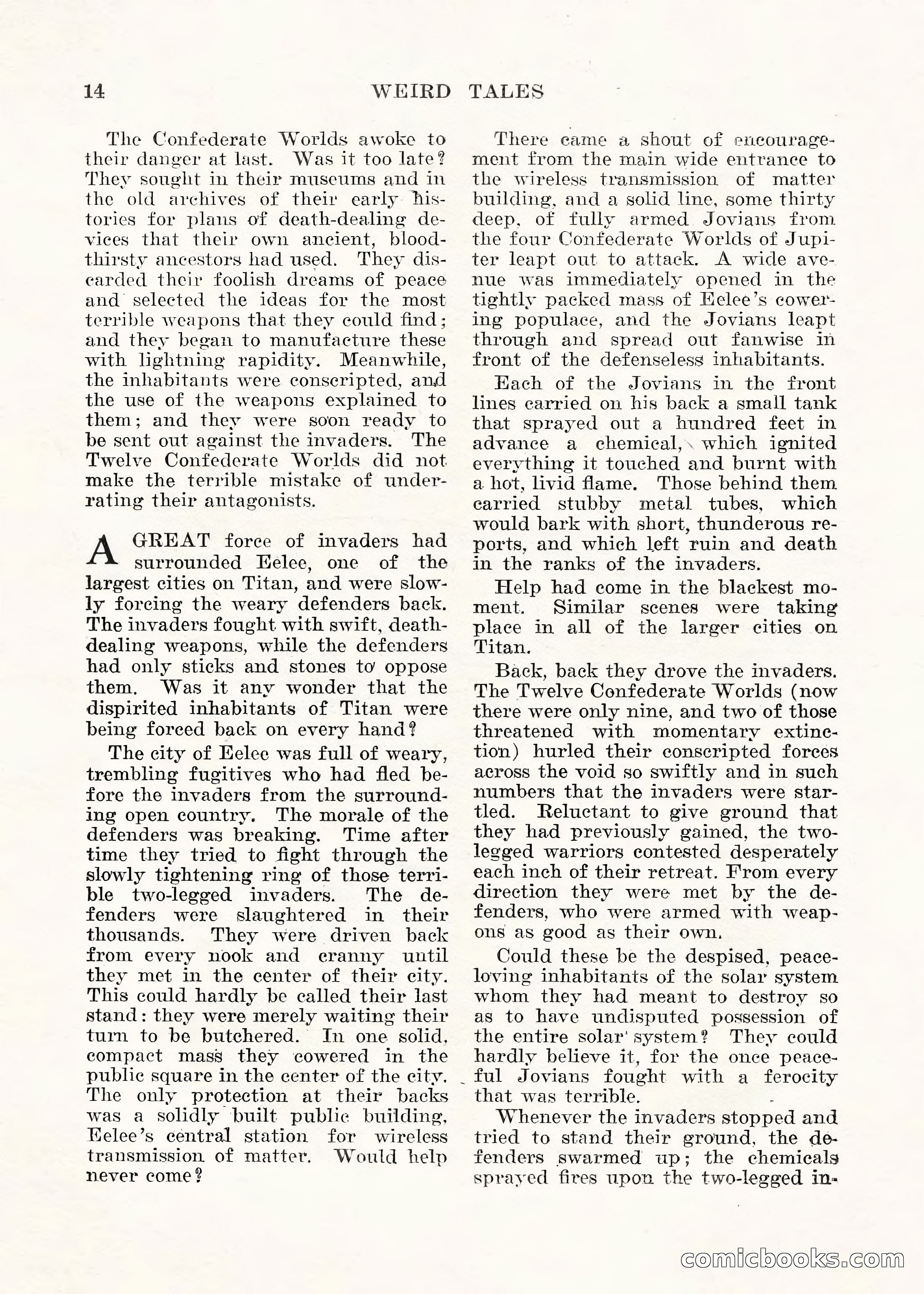 Weird Tales, Vol. V No. 1 — page 15 of 195