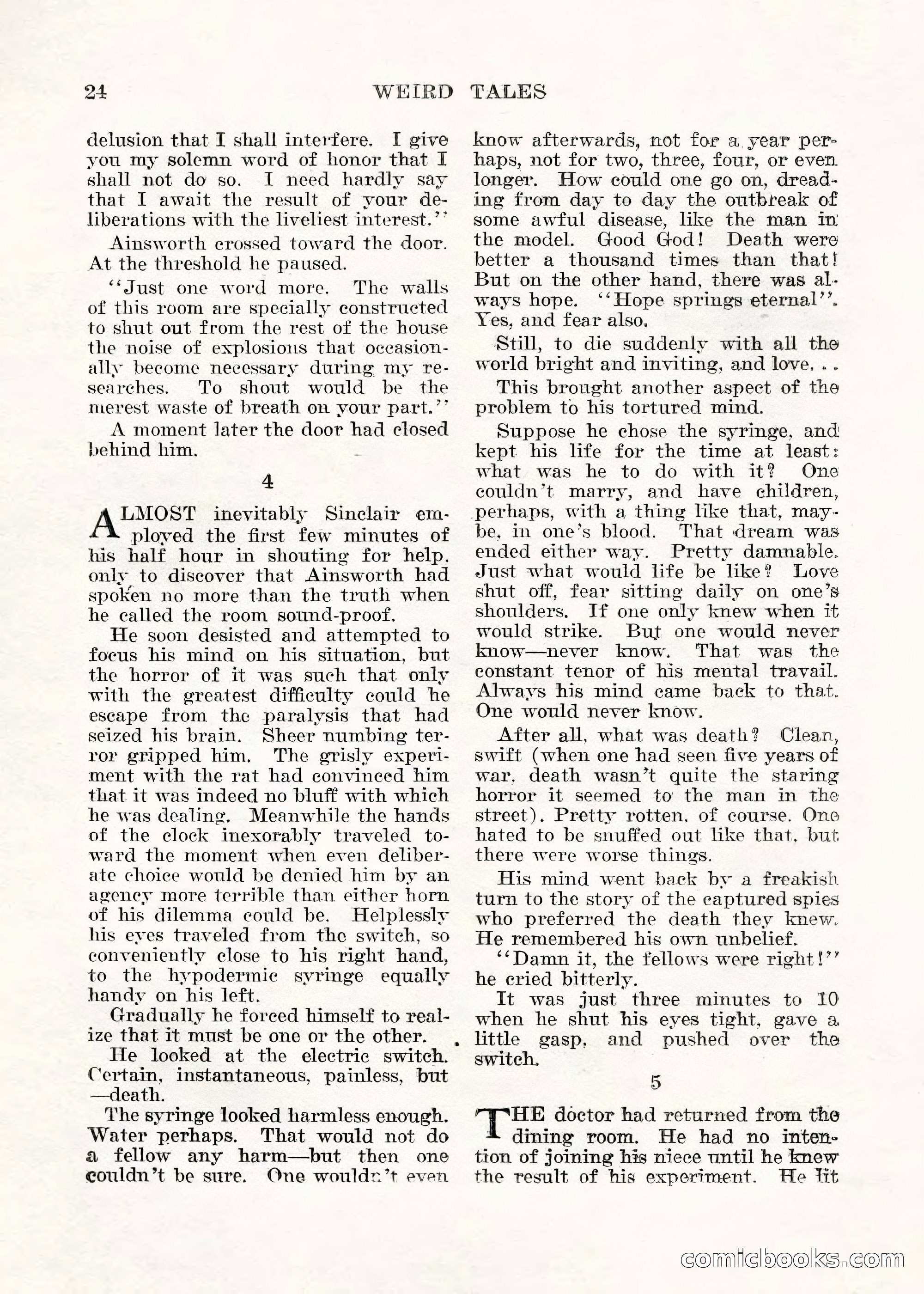 Weird Tales, Vol. V No. 1 — page 25 of 195