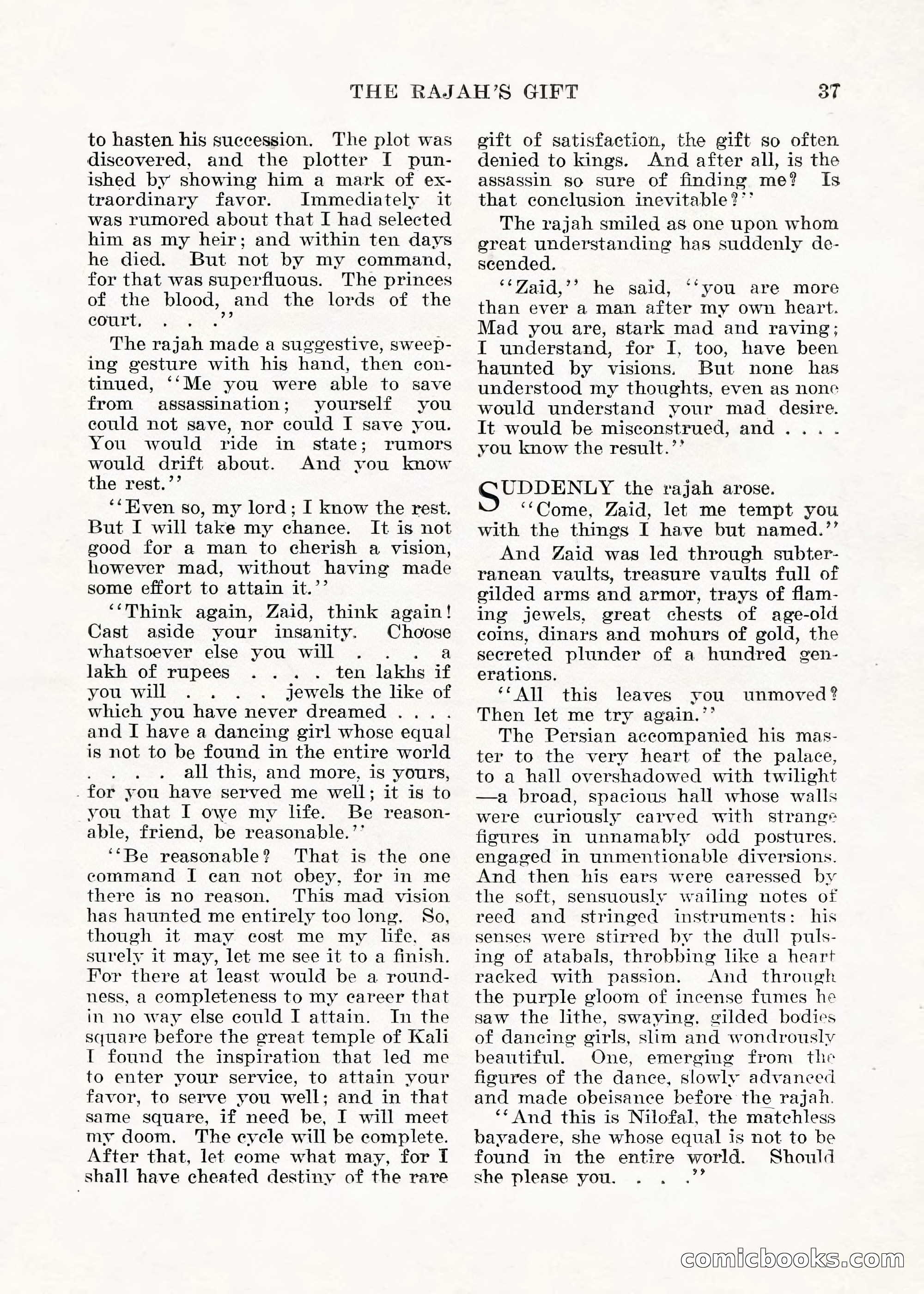 Weird Tales, Vol. V No. 1 — page 38 of 195