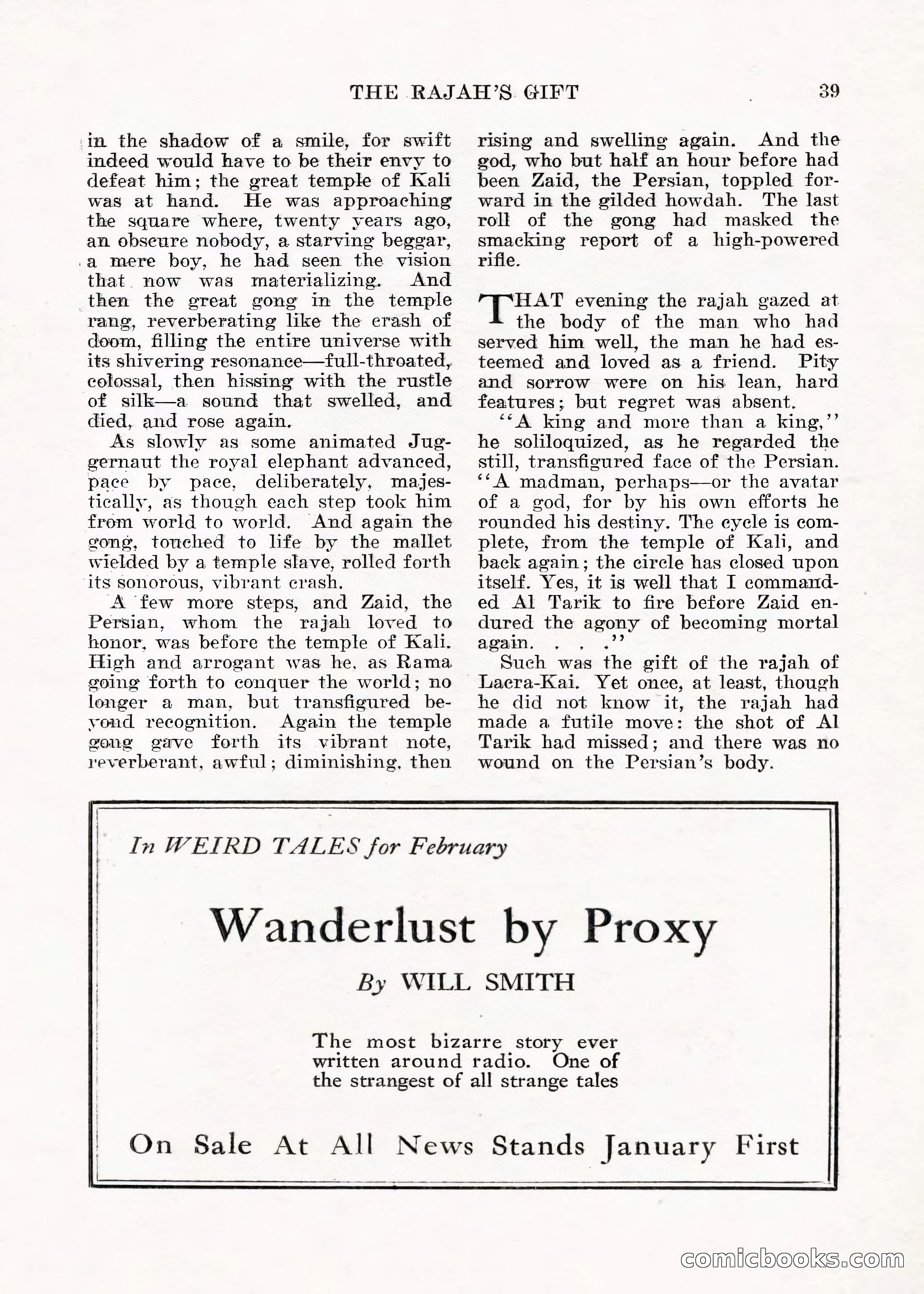 Weird Tales, Vol. V No. 1 — page 40 of 195