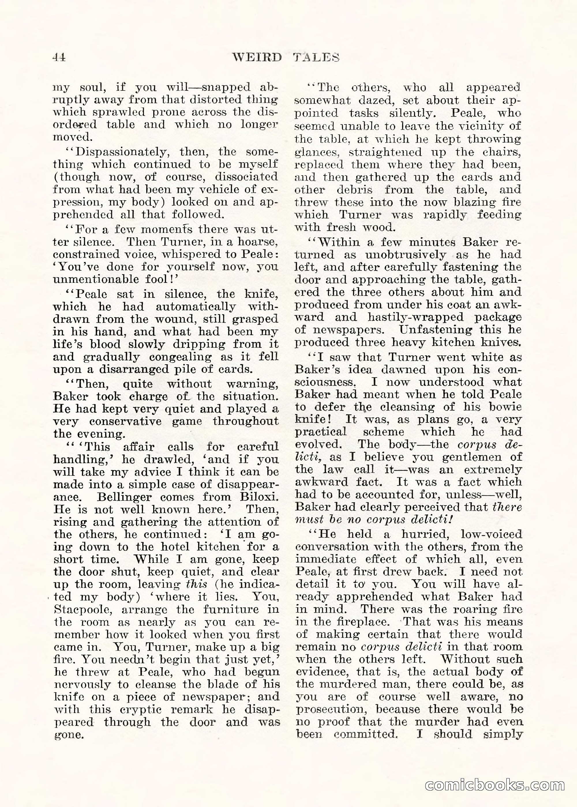 Weird Tales, Vol. V No. 1 — page 45 of 195