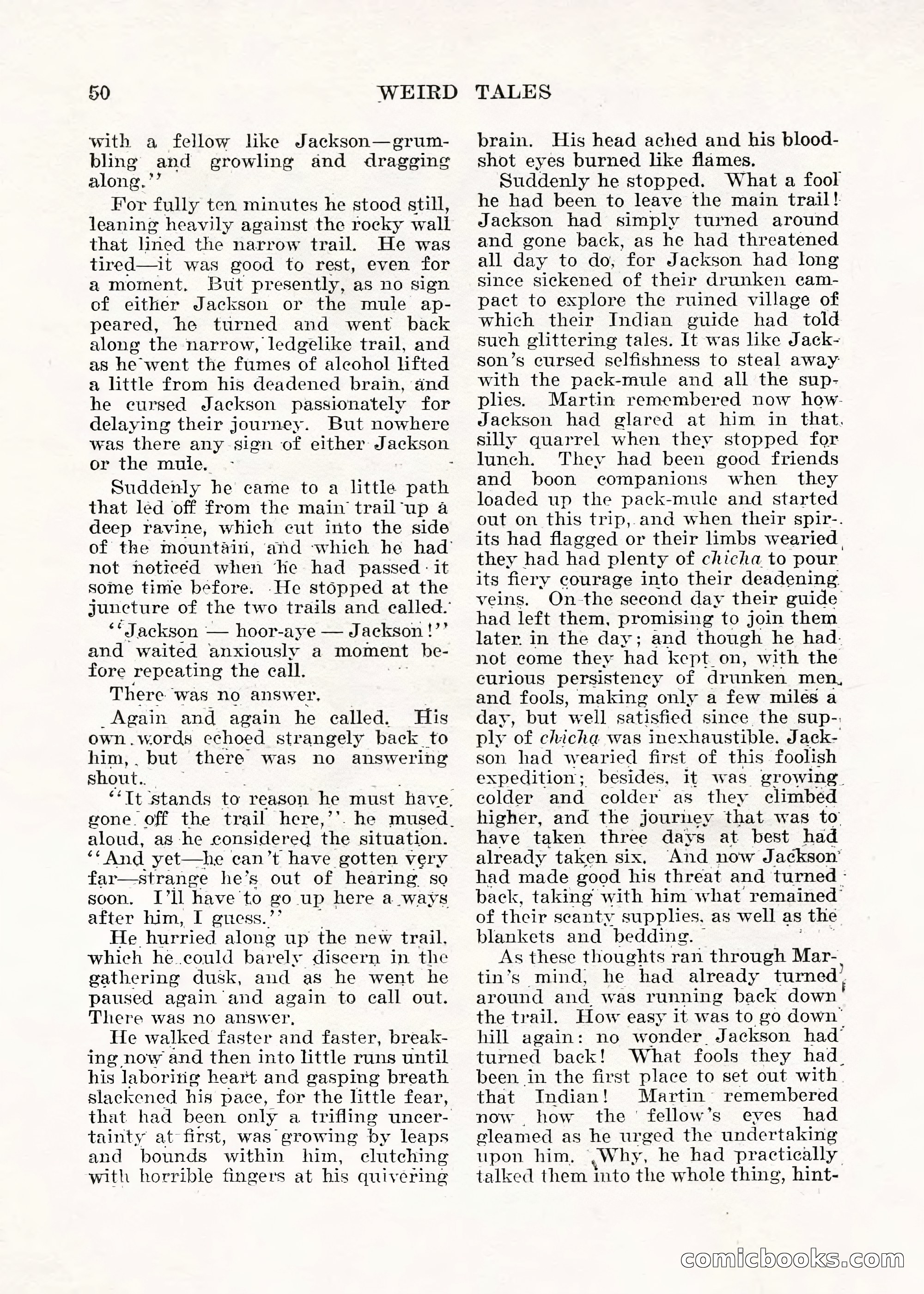 Weird Tales, Vol. V No. 1 — page 51 of 195