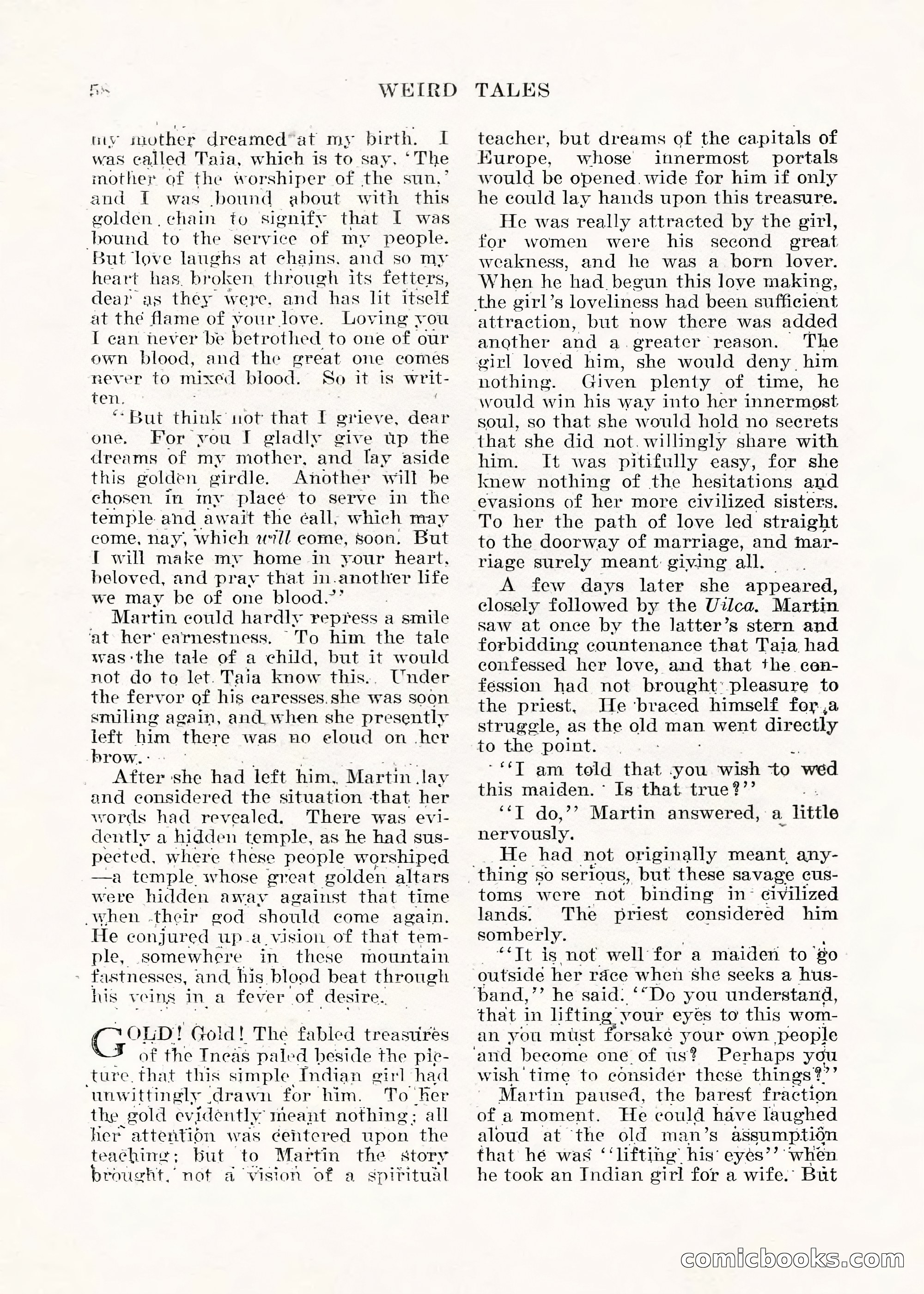 Weird Tales, Vol. V No. 1 — page 59 of 195