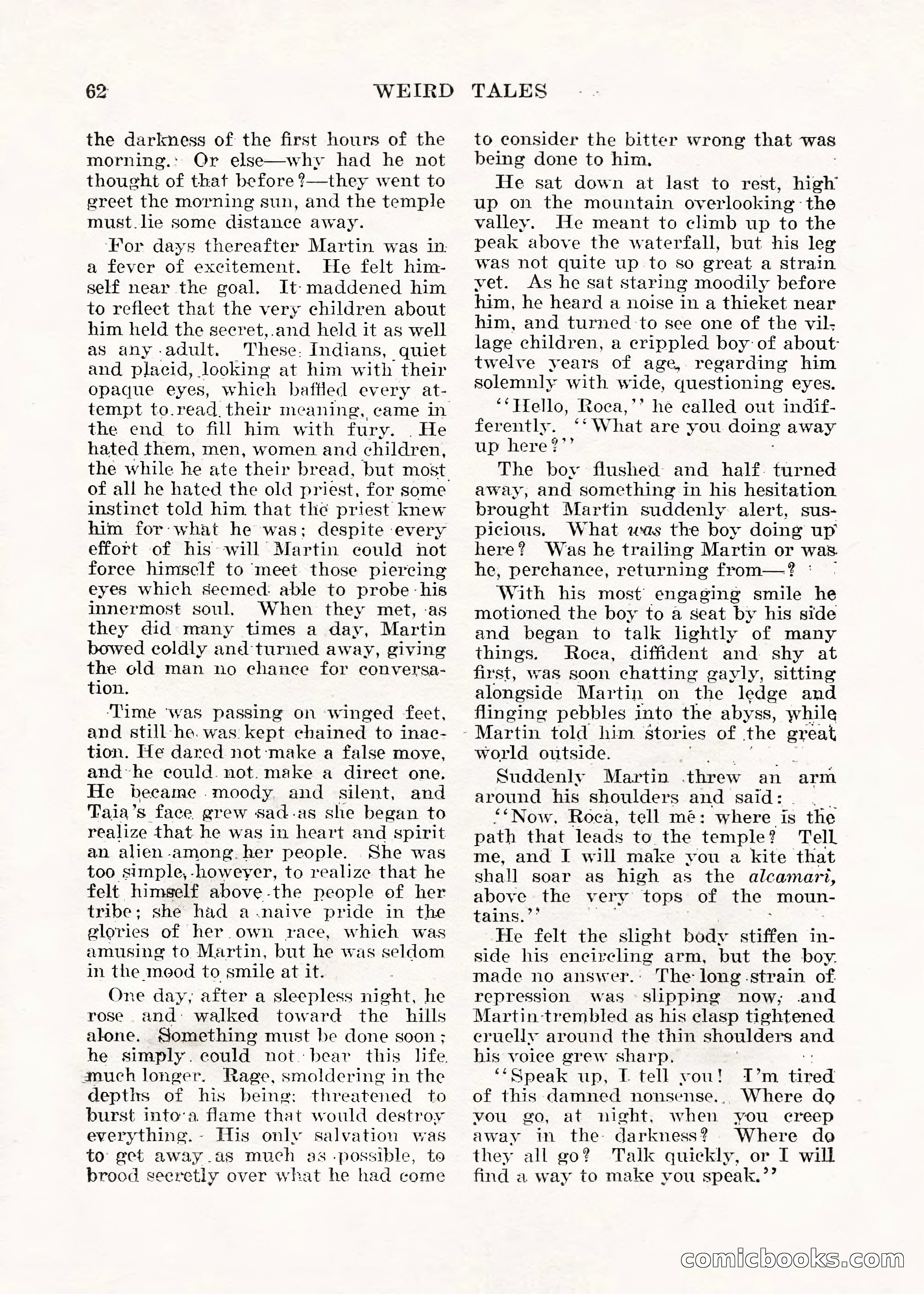 Weird Tales, Vol. V No. 1 — page 63 of 195