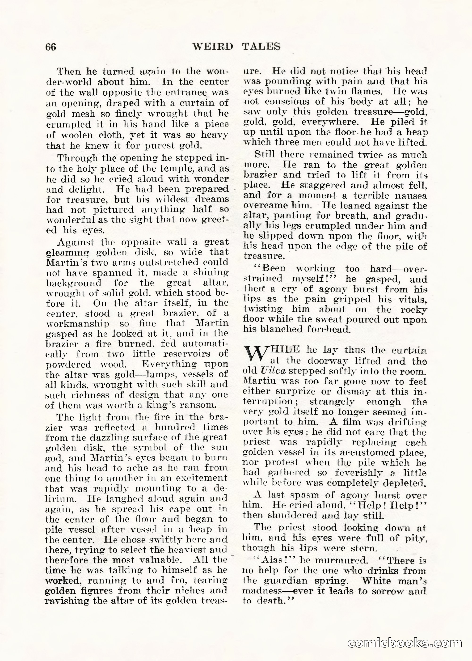 Weird Tales, Vol. V No. 1 — page 67 of 195