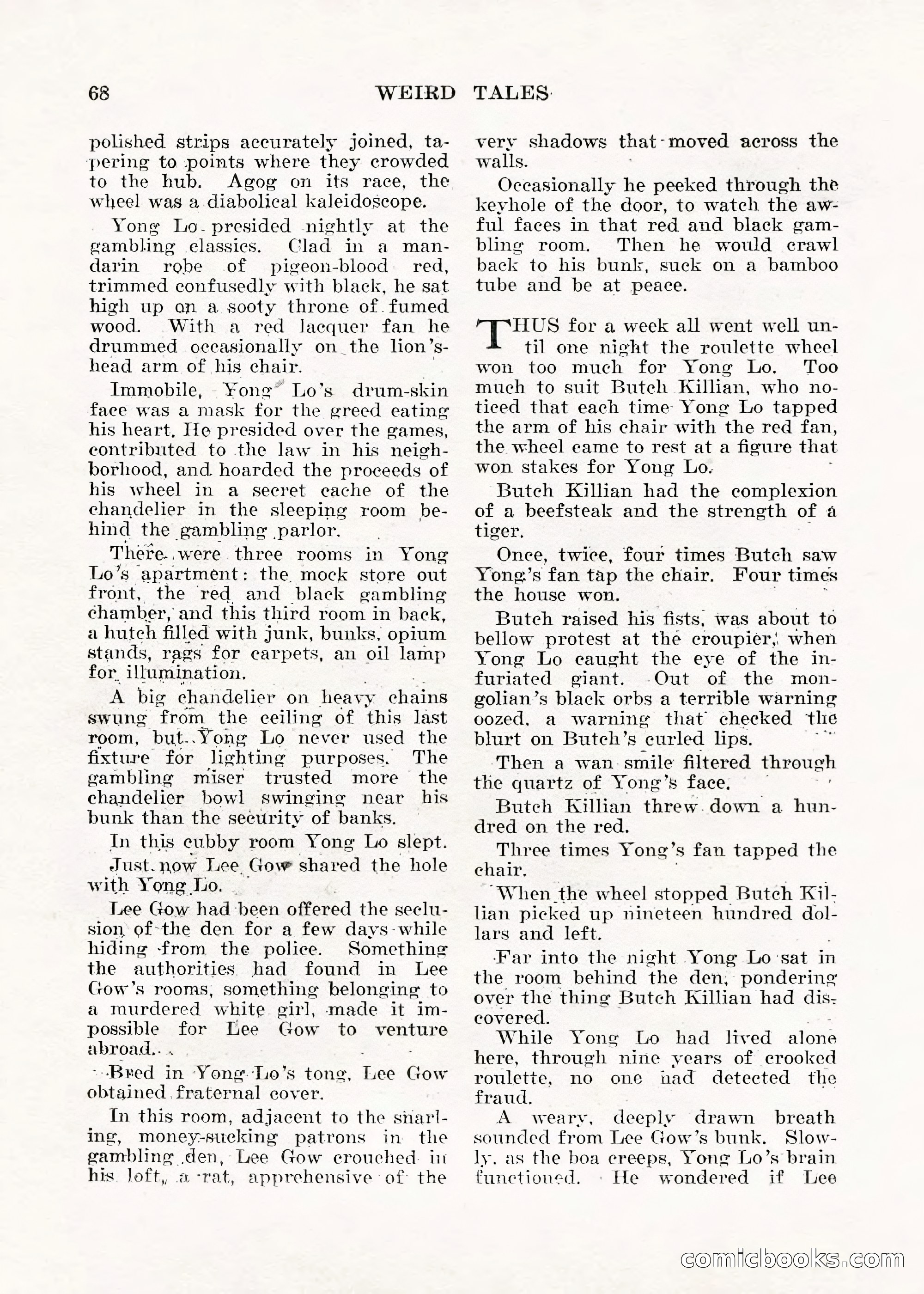 Weird Tales, Vol. V No. 1 — page 69 of 195