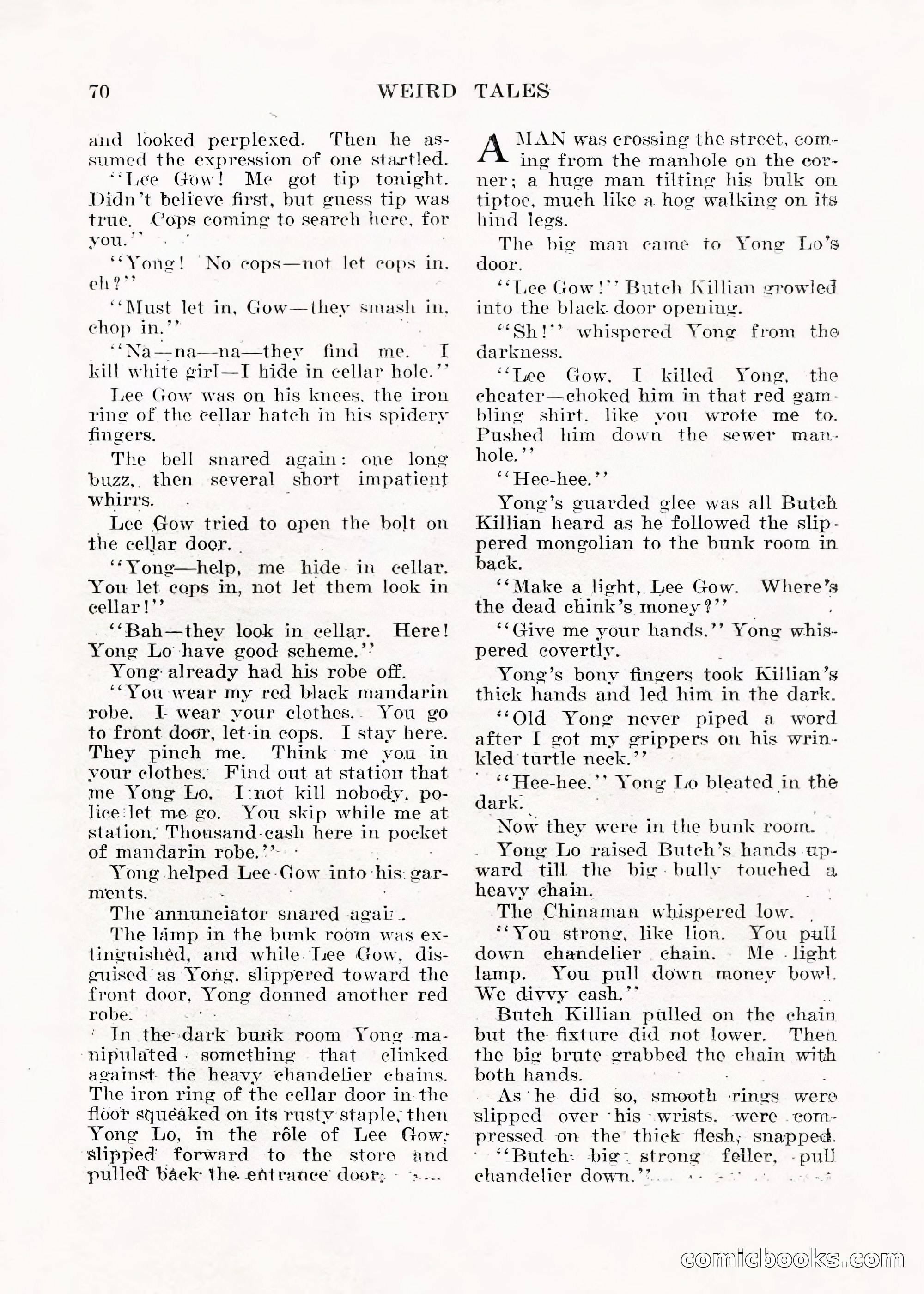 Weird Tales, Vol. V No. 1 — page 71 of 195