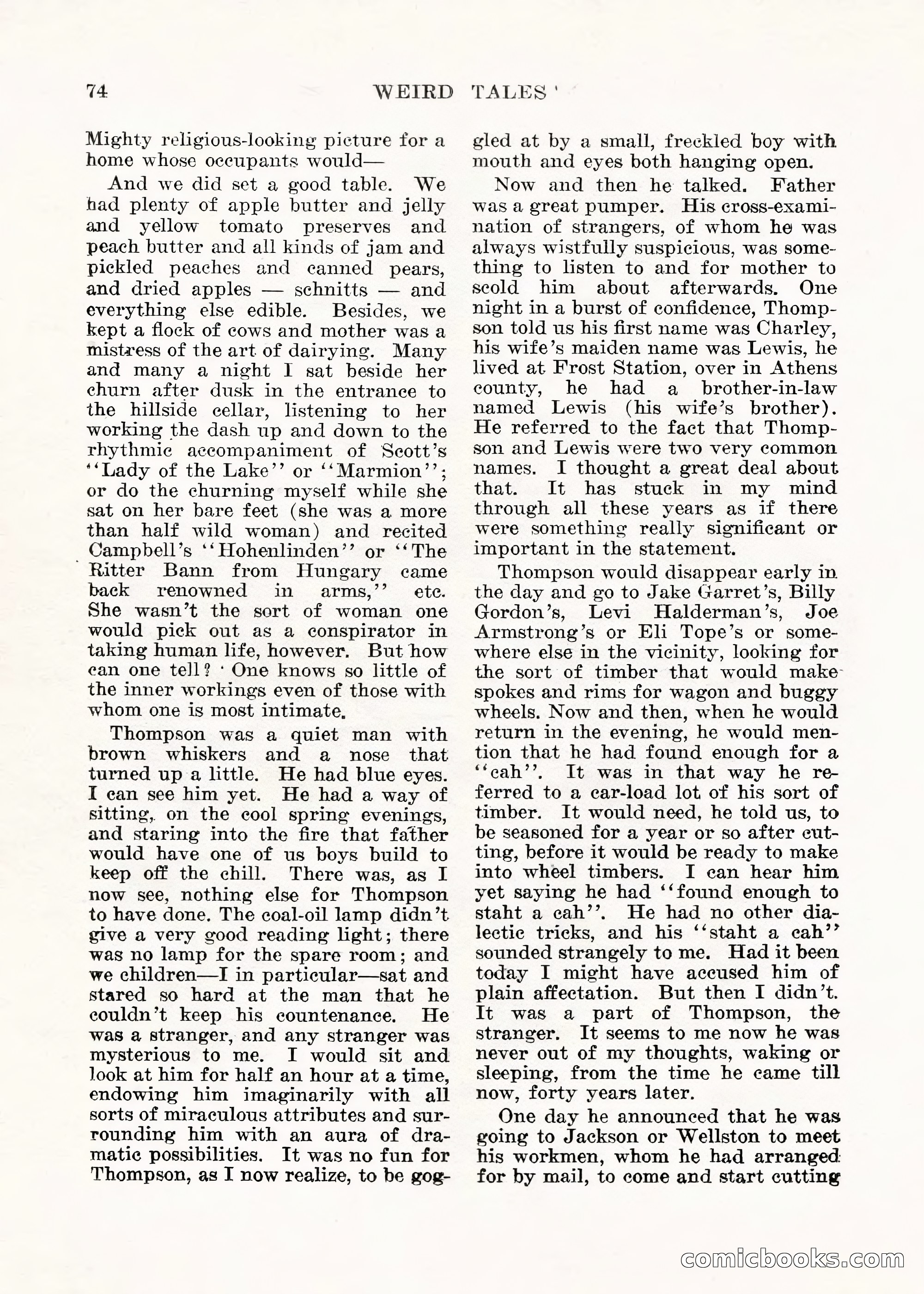 Weird Tales, Vol. V No. 1 — page 75 of 195