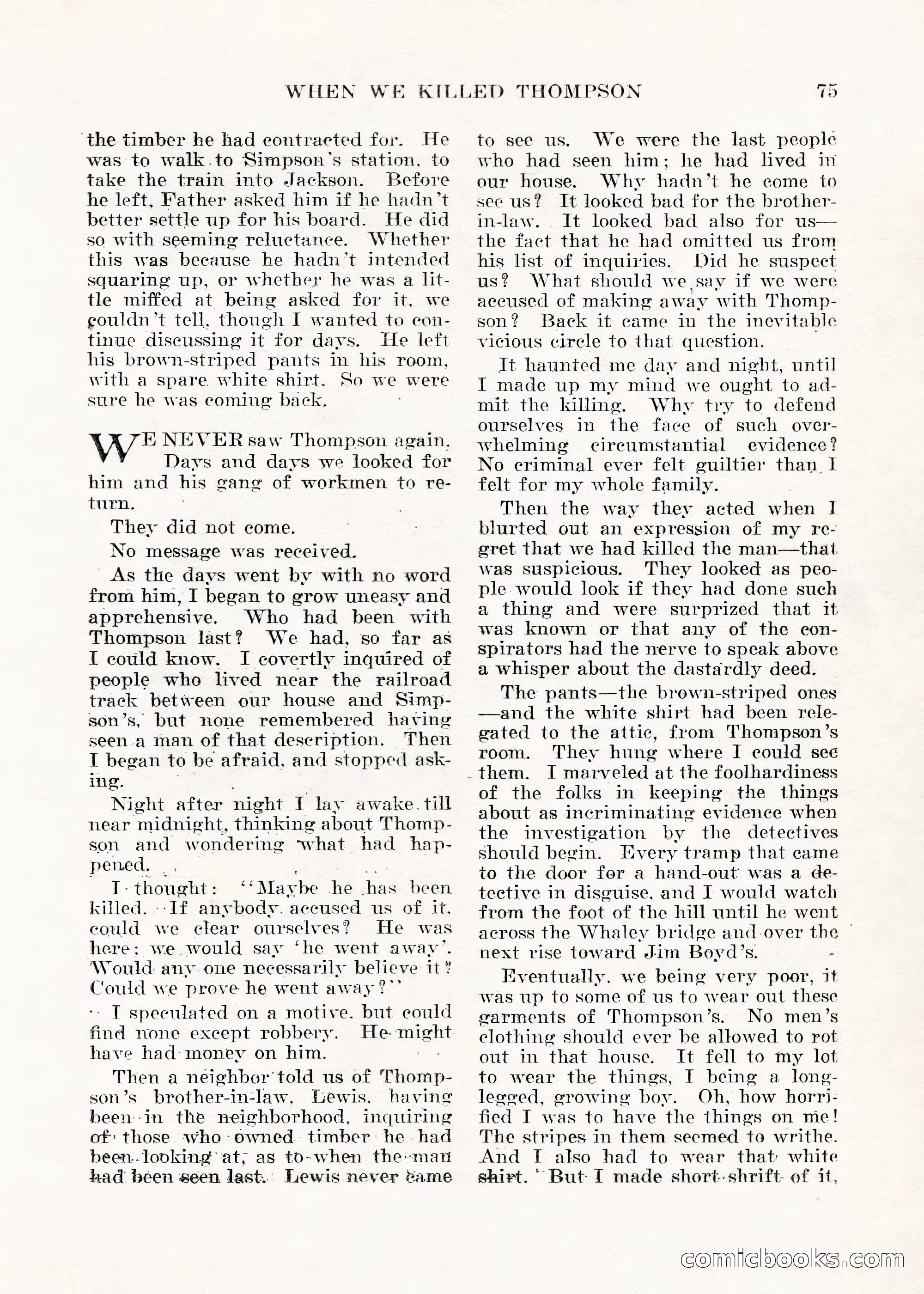 Weird Tales, Vol. V No. 1 — page 76 of 195
